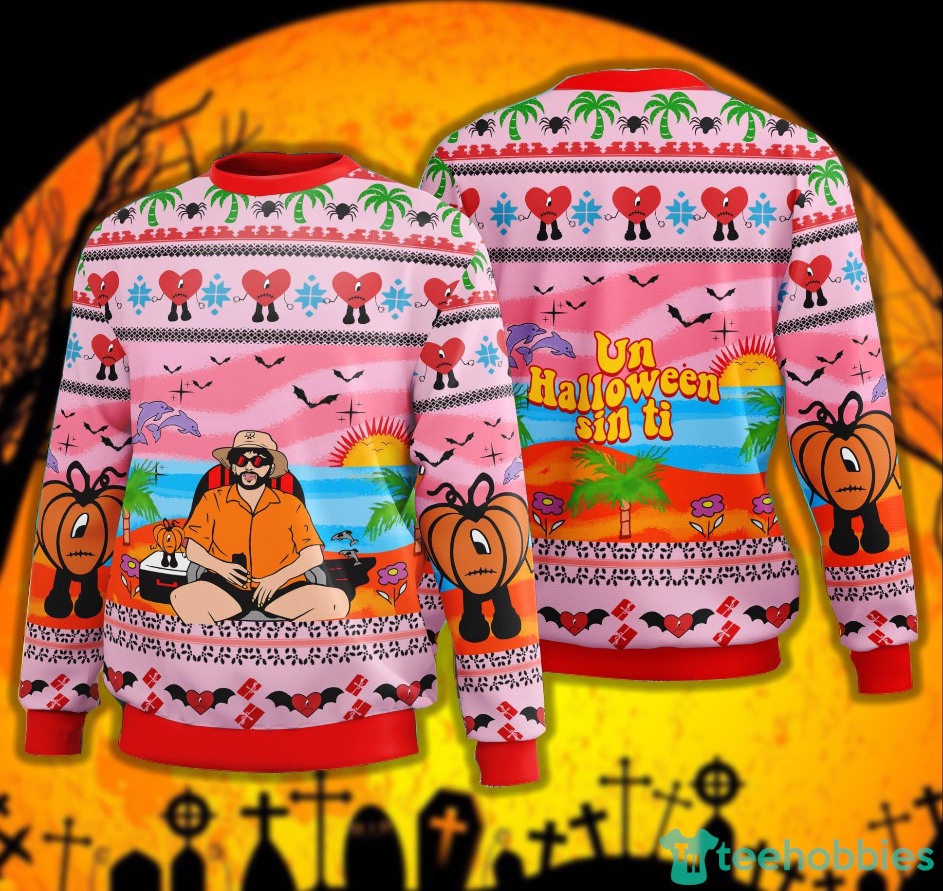 Un Halloween Sin Ti Bad Bunny Baby Benito Halloween Sweater Product Photo 1