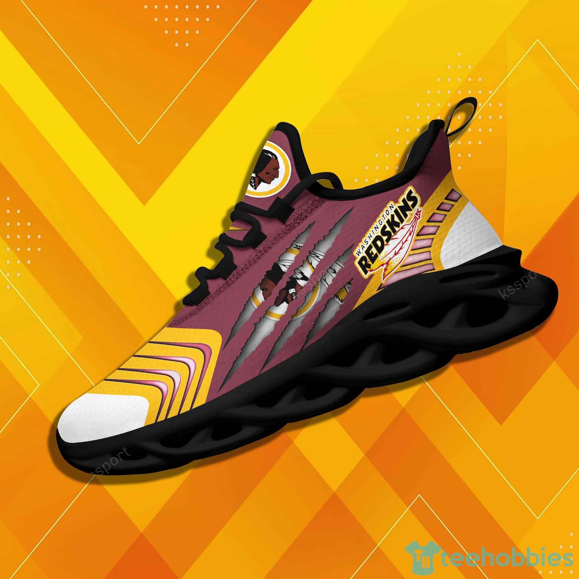 Washington Redskins Logo Torn Running Sneaker Max Soul Shoes Gift For Men  And Women - Banantees