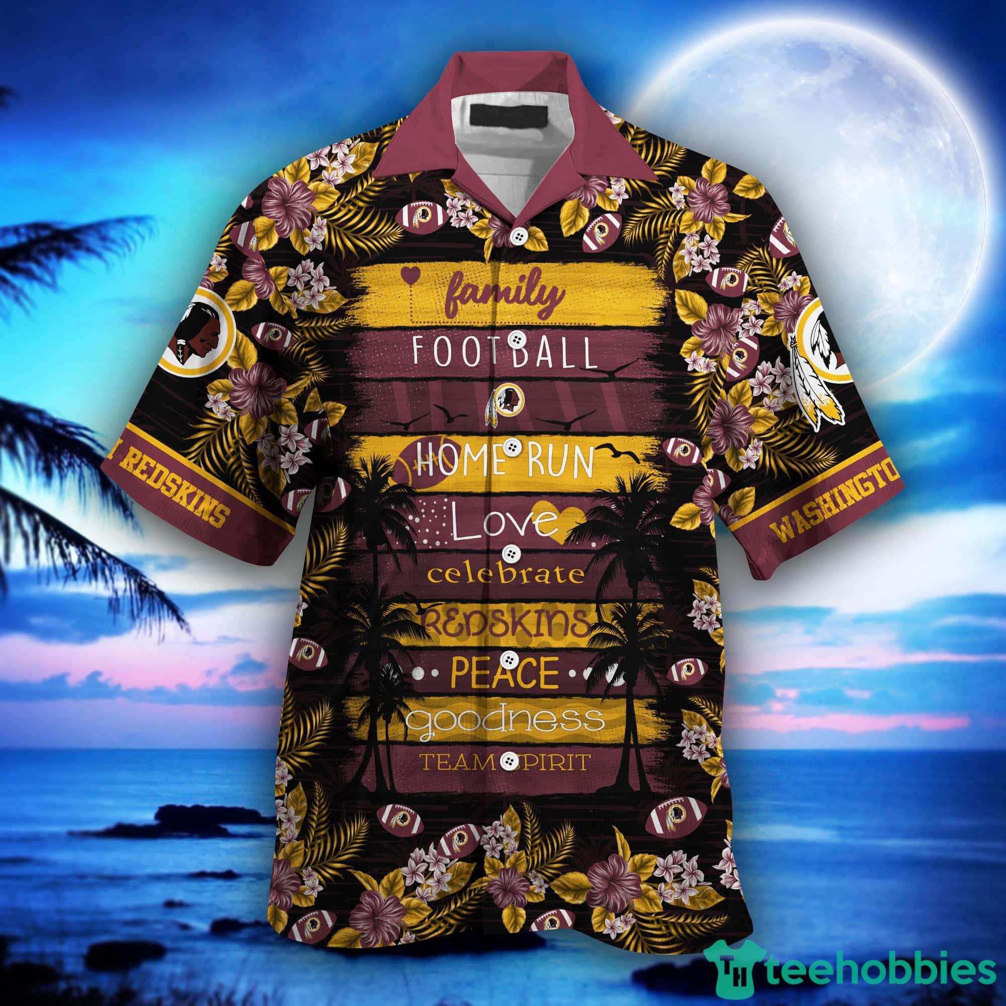 Washington Redskins NFL Customized Summer Hawaiian Shirt