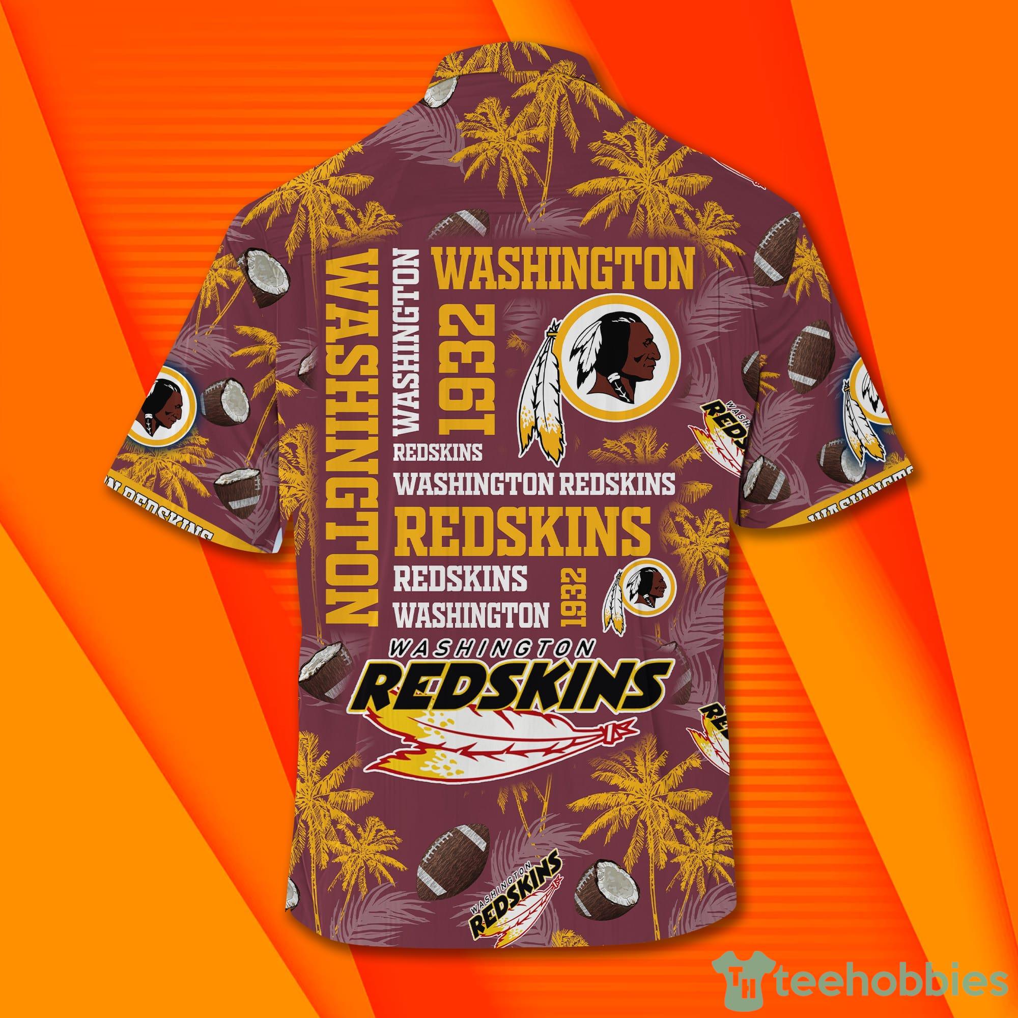 NFL Washington Redskins Shirts Fireball Hawaiian Shirt