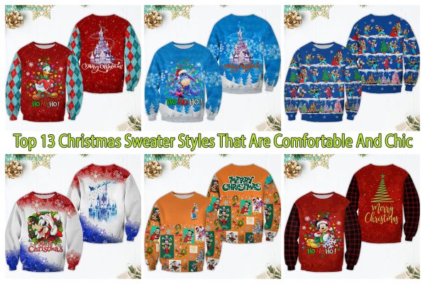 Top 13 Christmas Sweater Styles That Are Comfortable And Chic