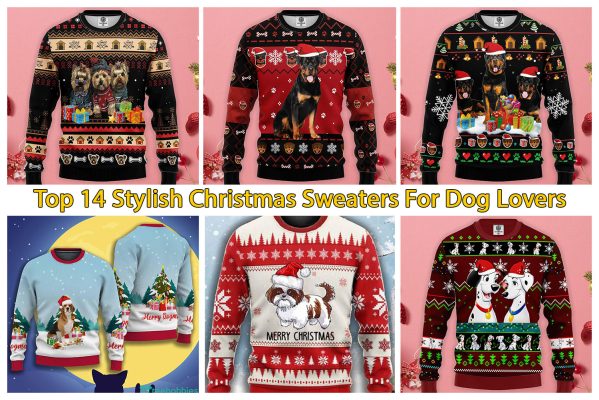 Top 14 Stylish Christmas Sweaters For Dog Lovers