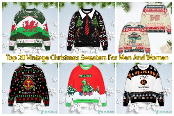 Top 20 Vintage Christmas Sweaters For Men And Women