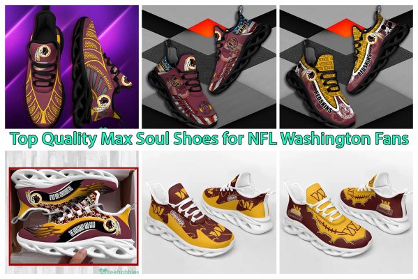 Top Quality Max Soul Shoes for NFL Washington Fans