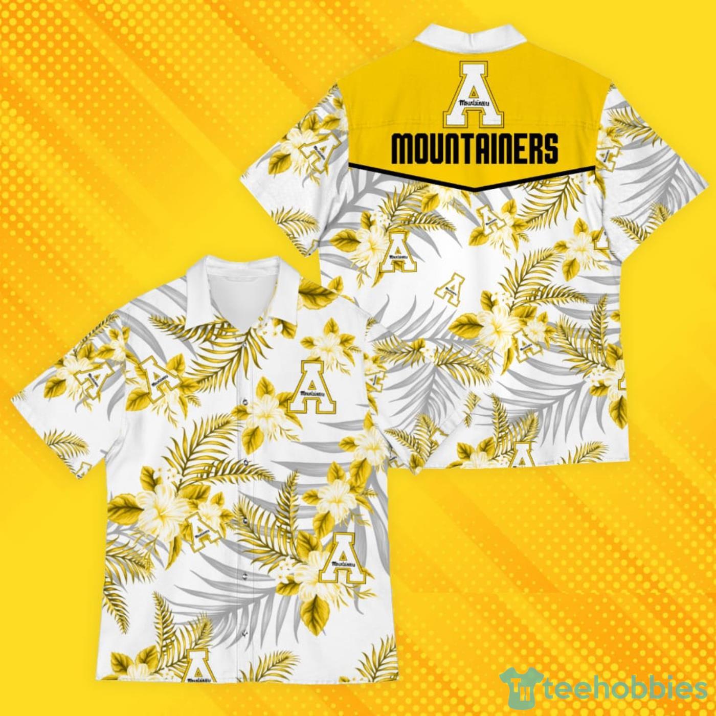 Appalachian State Mountaineers Sports American Hawaiian Tropical Patterns Hawaiian Shirt Product Photo 1 Appalachian State Mountaineers Sports American Hawaiian Tropical Patterns Hawaiian Shirt Product Photo 1