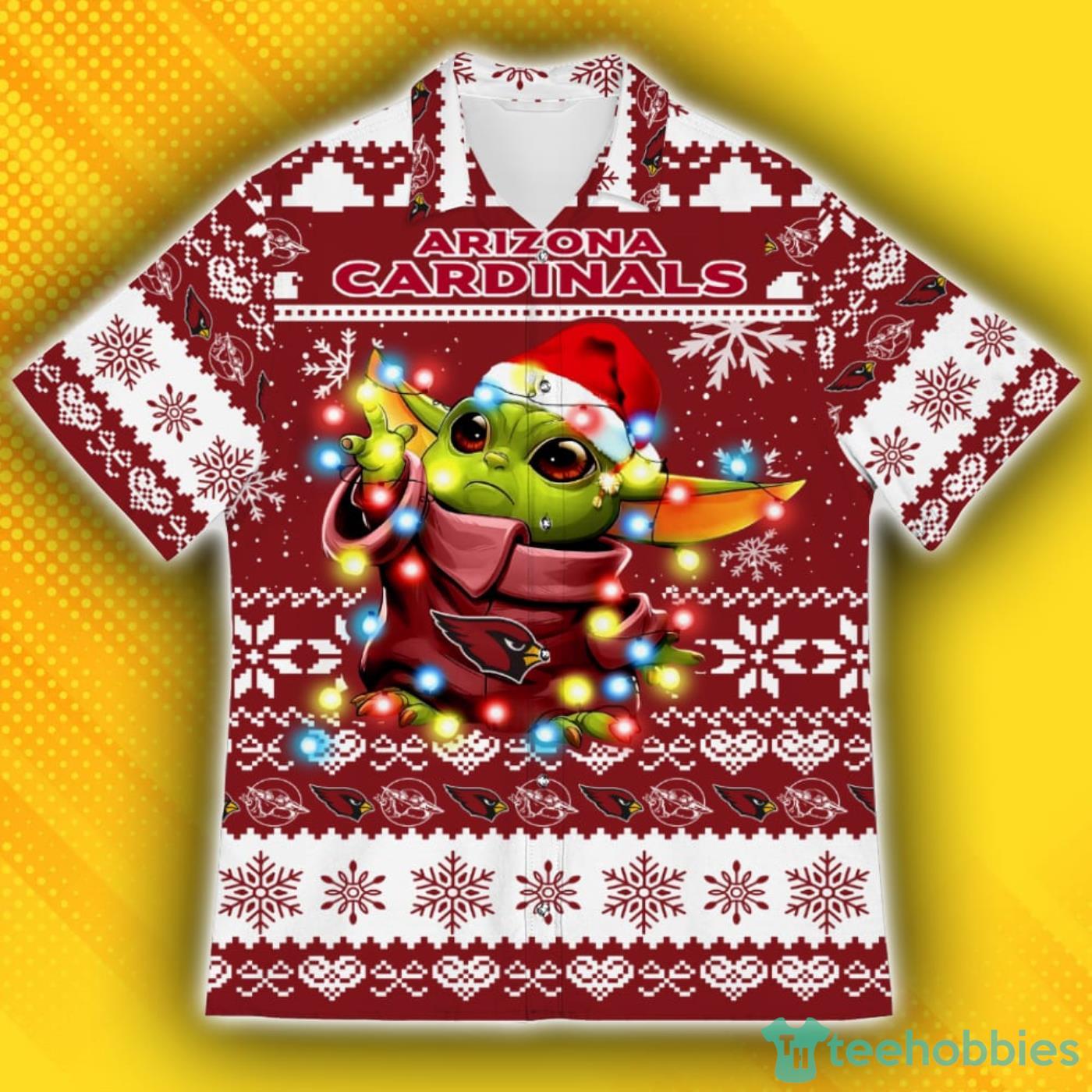 Arizona Cardinals Baby Yoda Star Wars Ugly Christmas Sweater