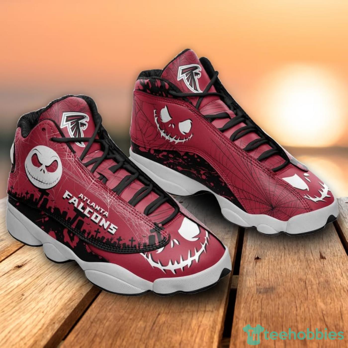 Atlanta Falcons Jack Skellington Halloween Air Jordan 13 Shoes