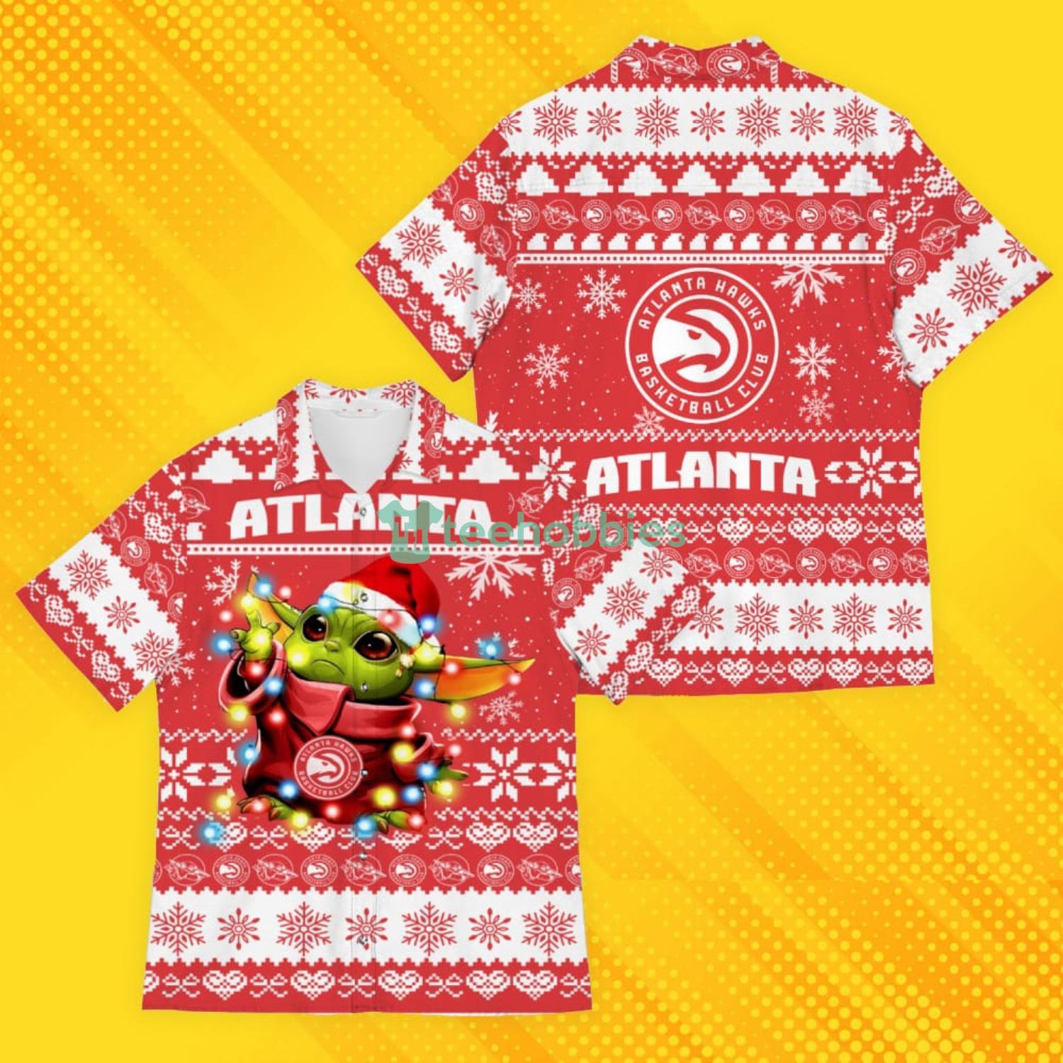 Memphis Grizzlies Baby Yoda Star Wars American Ugly Christmas Sweater  Pattern Hawaiian Shirt - Banantees