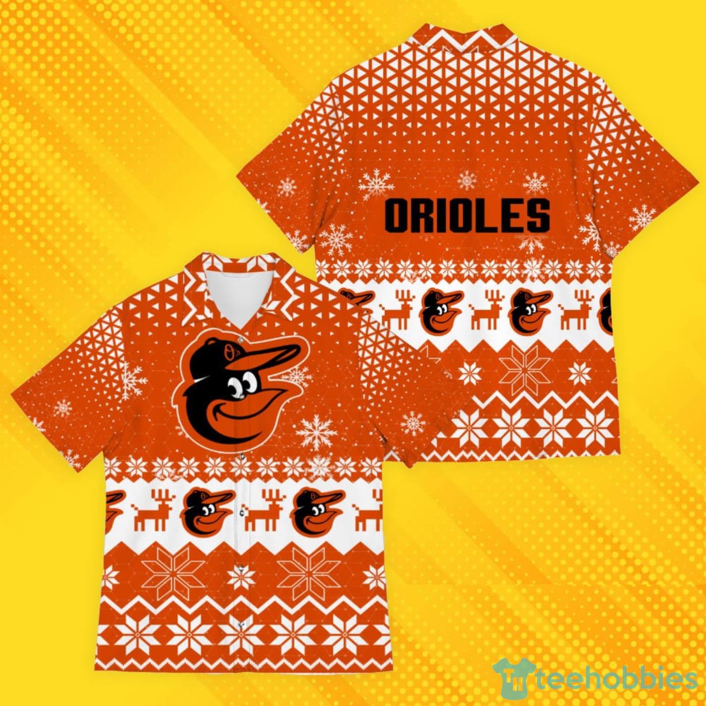 Baltimore Orioles New Trends Custom Name And Number Christmas Hawaiian  Shirt - Freedomdesign