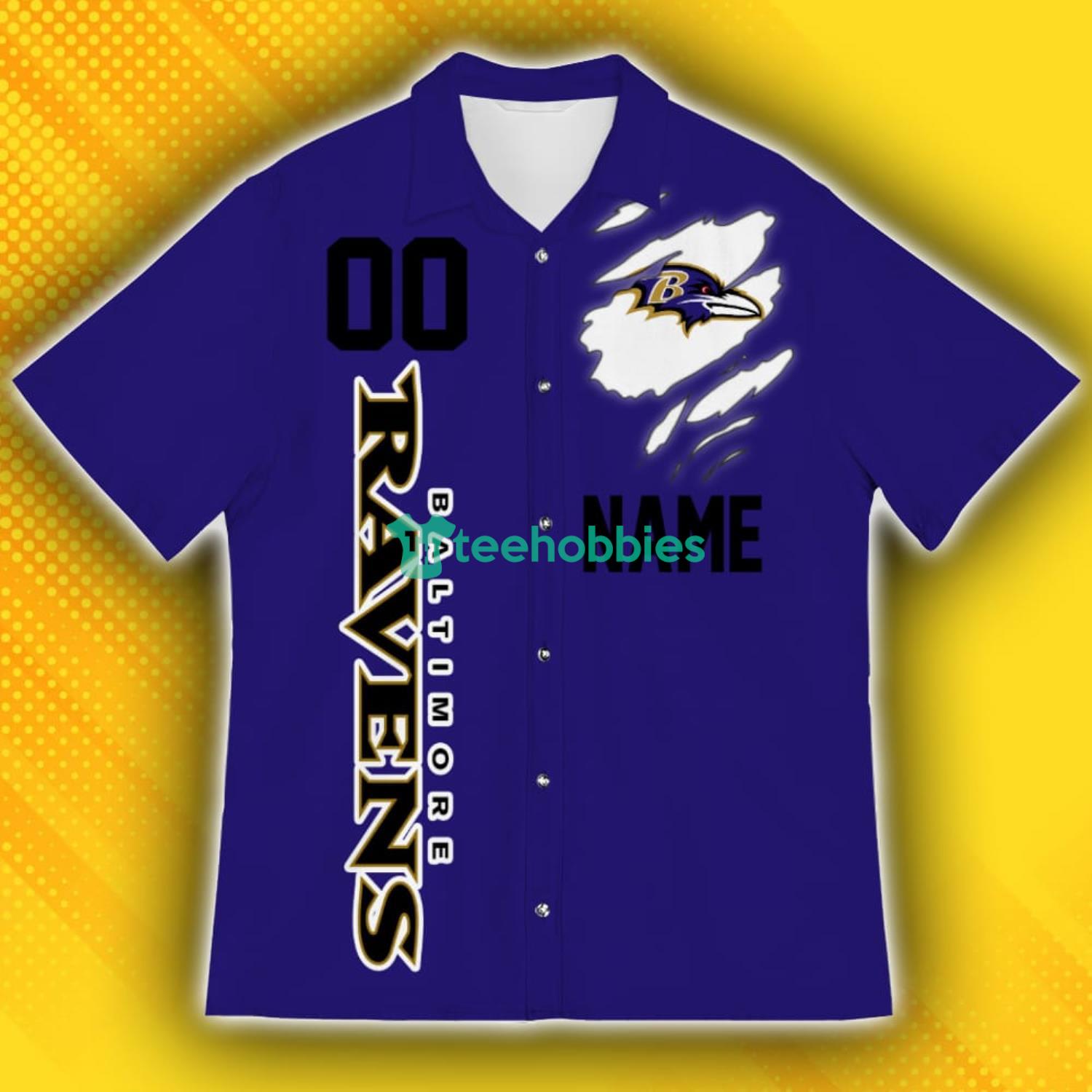 Baltimore Ravens NFL Football Custom Name Hawaiian Shirt Unique Style For  Fans