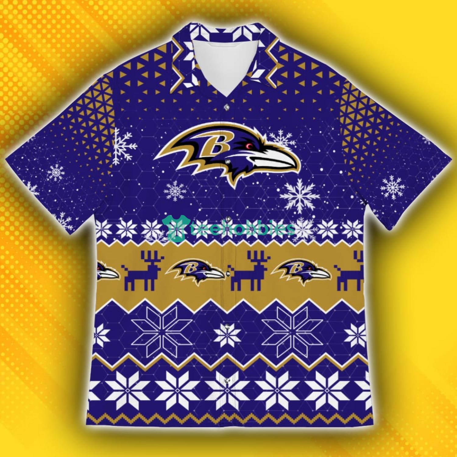 ravens light up christmas sweater