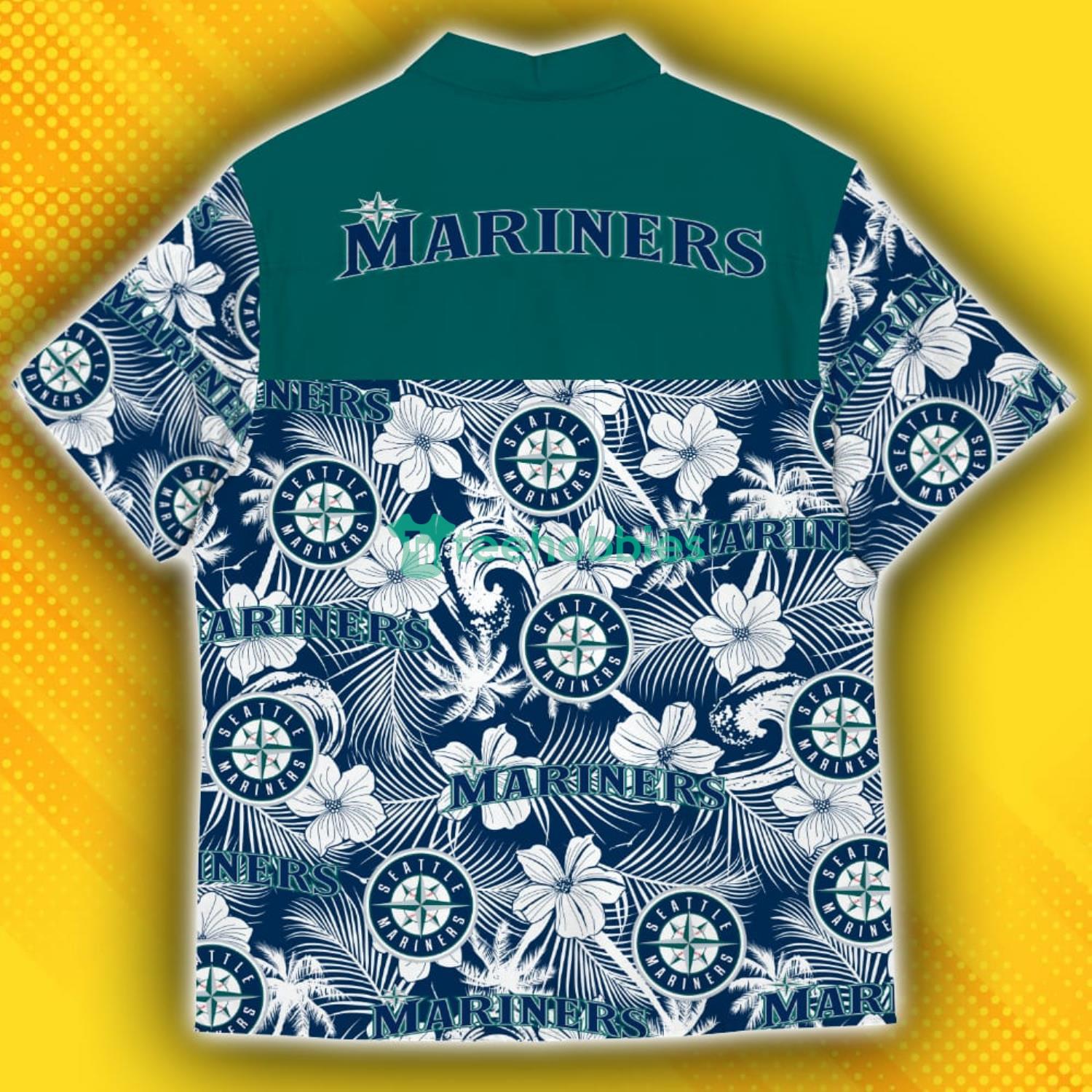 Baseball American Hawaii Shirt Tropical Beach Tree Seattle Mariners