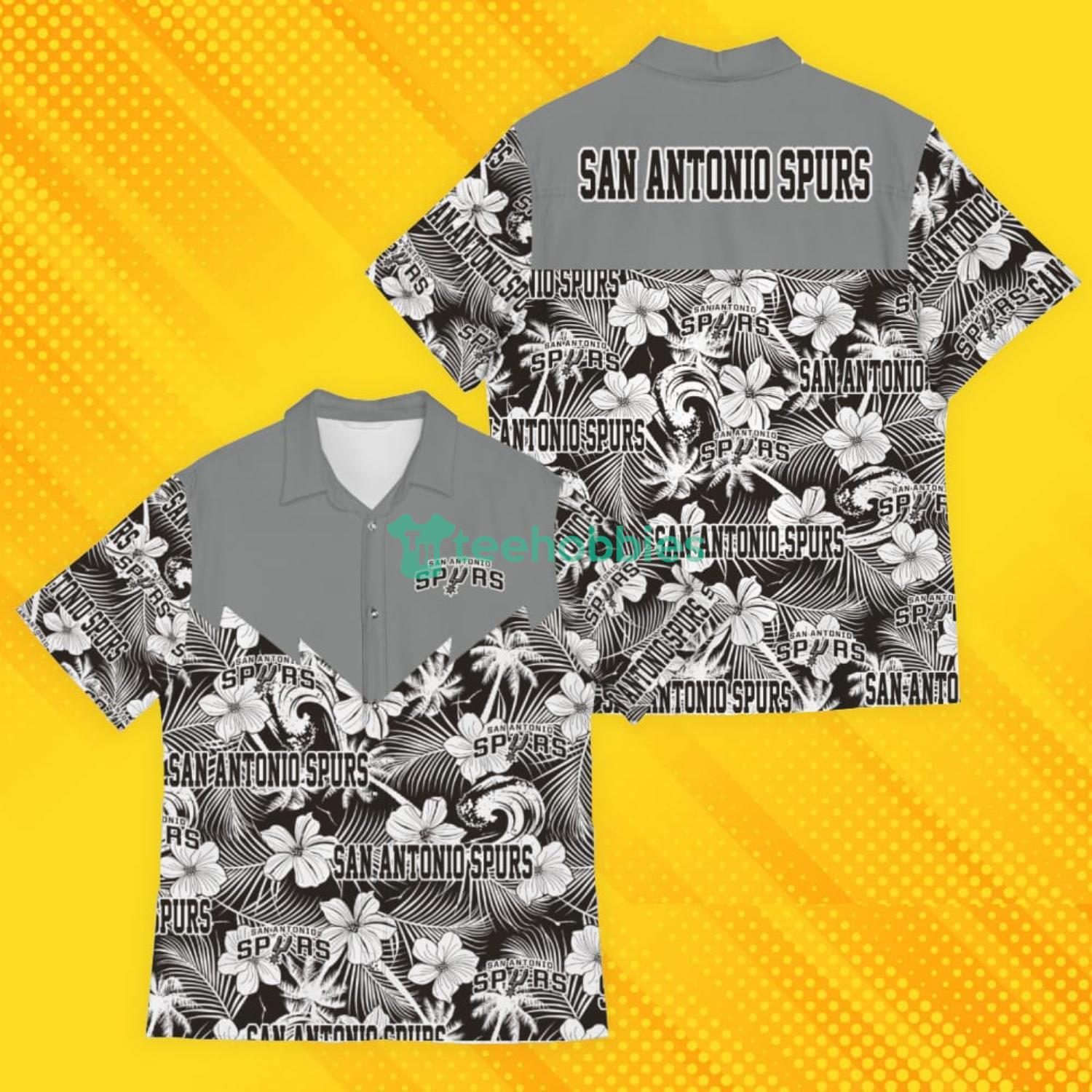 Basketball American Hawaii Shirt Tropical Beach Tree San Antonio Spurs Hawaiian Shirt For Fans Product Photo 1