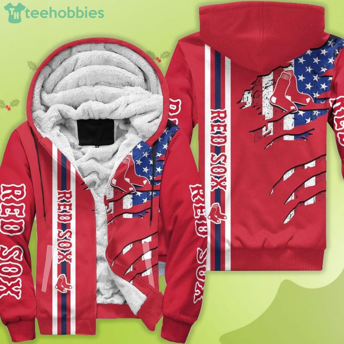 Boston Red Sox American Flag All Over Printed 3D Shirts