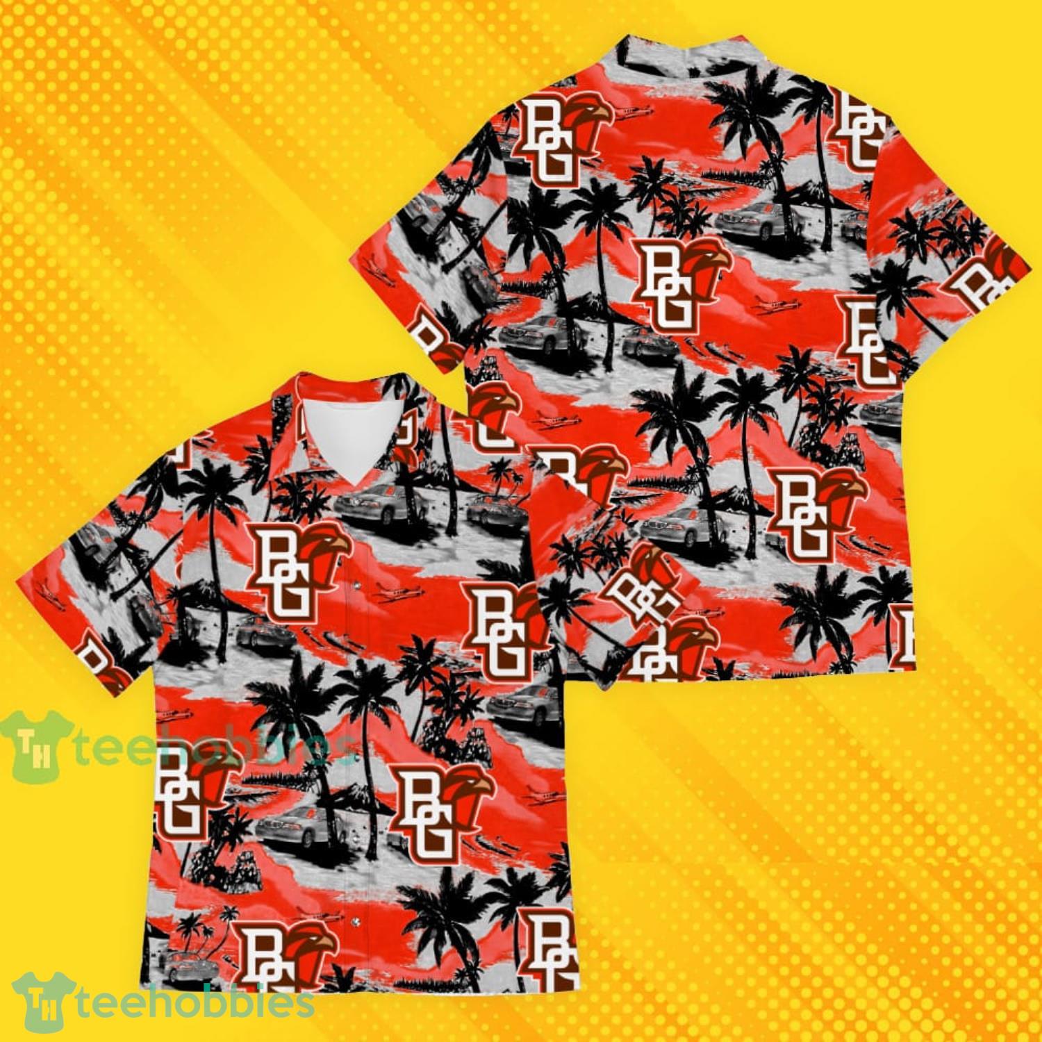 Bowling Green Falcons Sports American Tropical Patterns Hawaiian Shirt