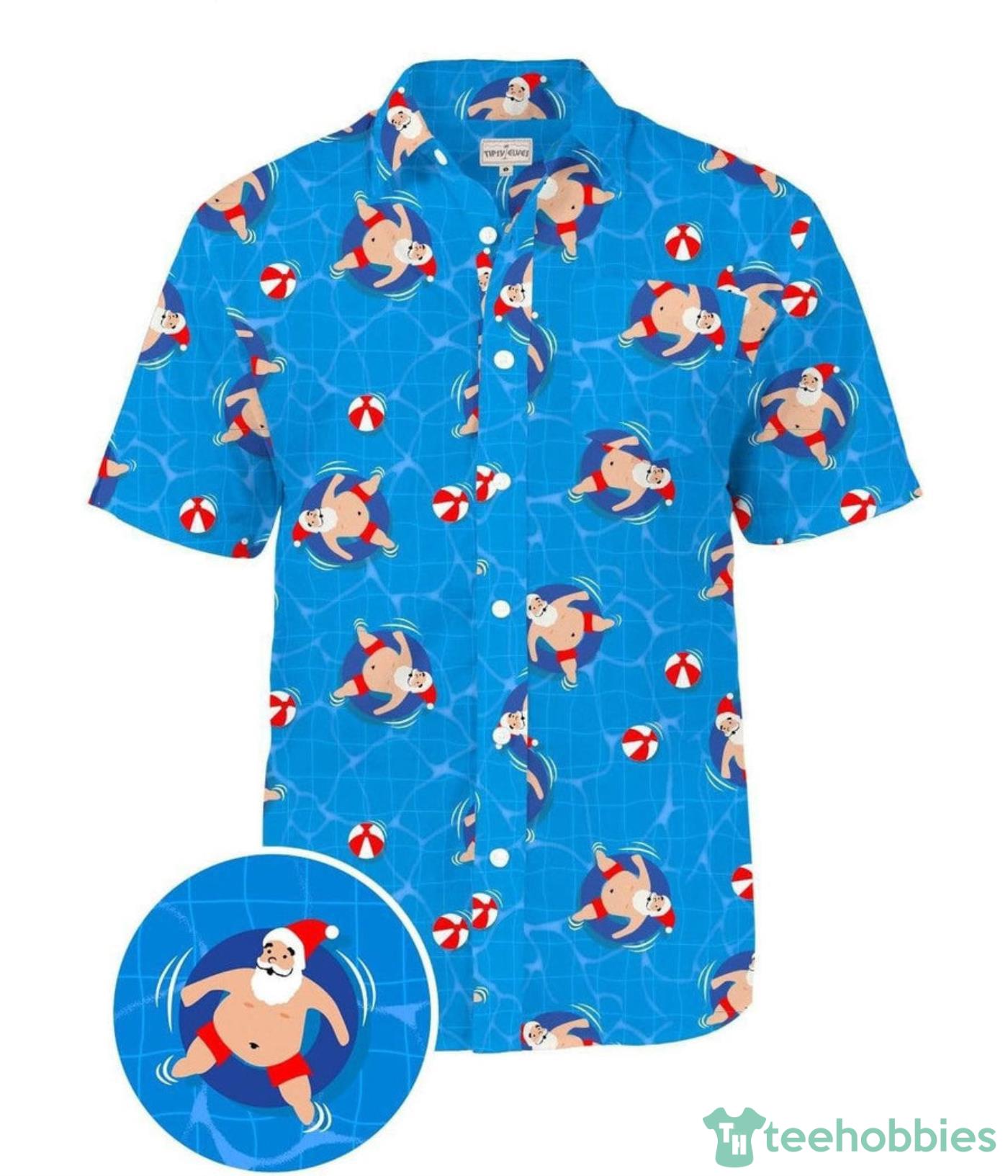 BOY SANTA Swimming Short Sleeves HAWAIIAN SHIRT Product Photo 1