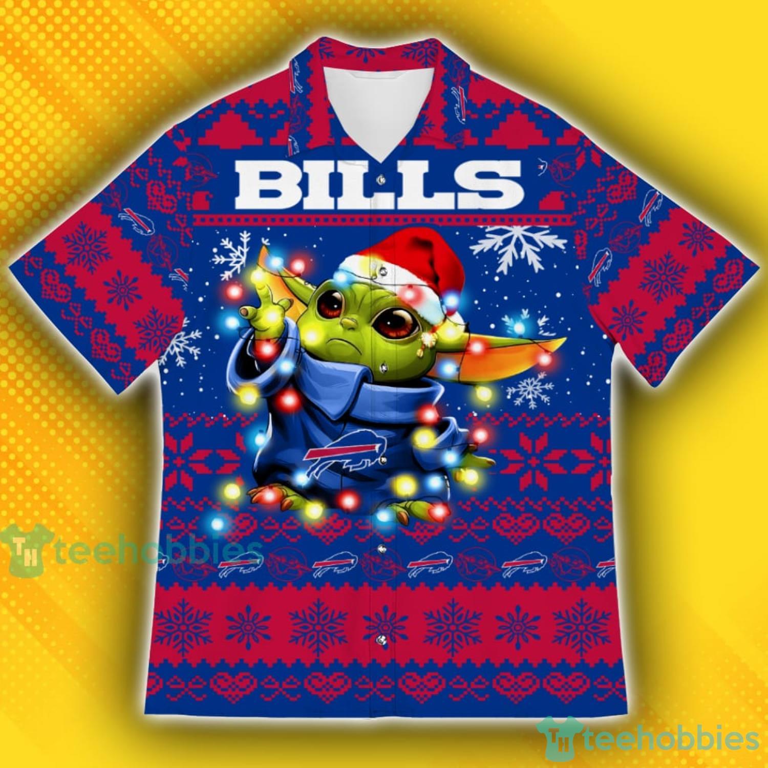 Buffalo Bills Baby Yoda Star Wars American Ugly Christmas Sweater