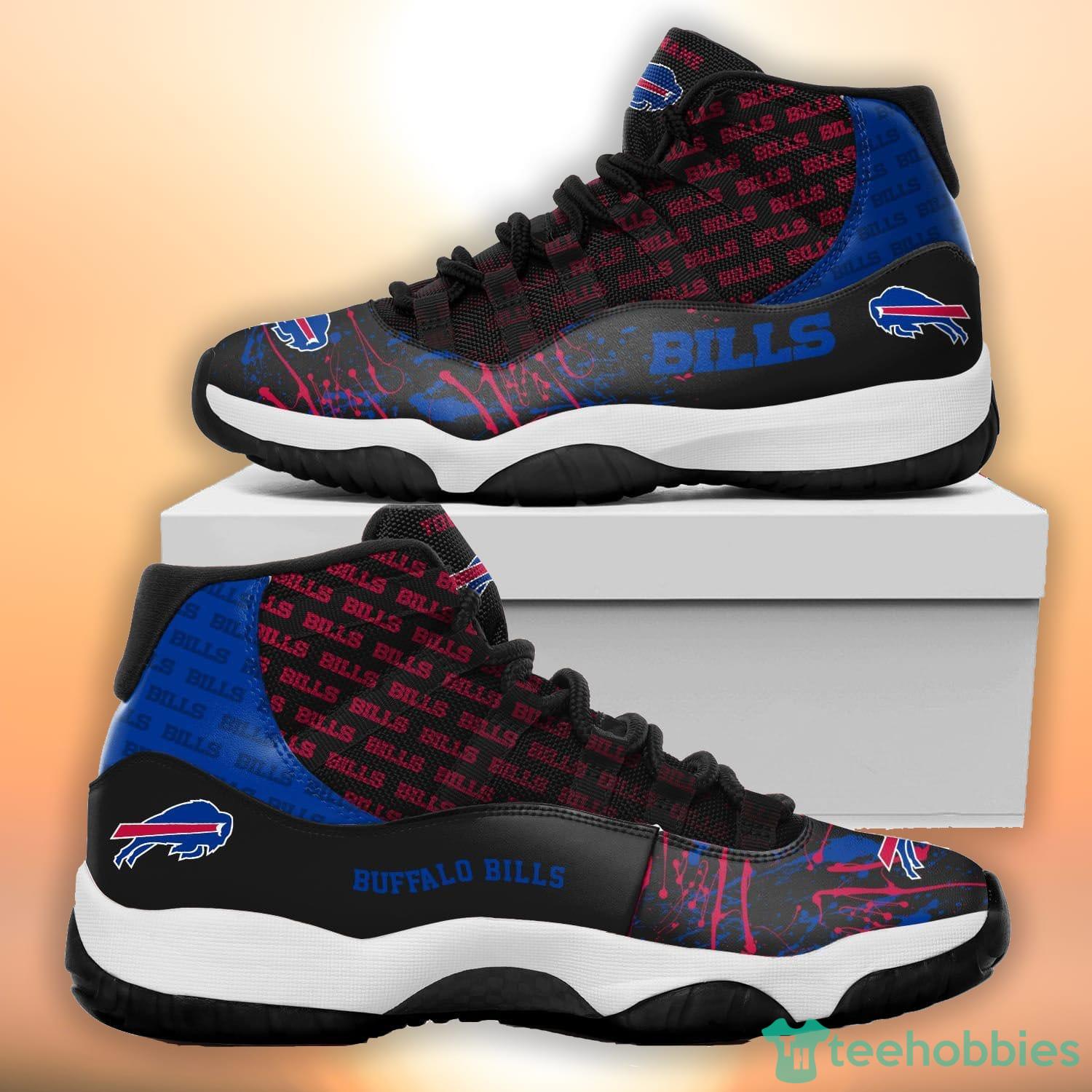 Buffalo Bills Custom Name Air Jordan 11 Sneakers Shoes