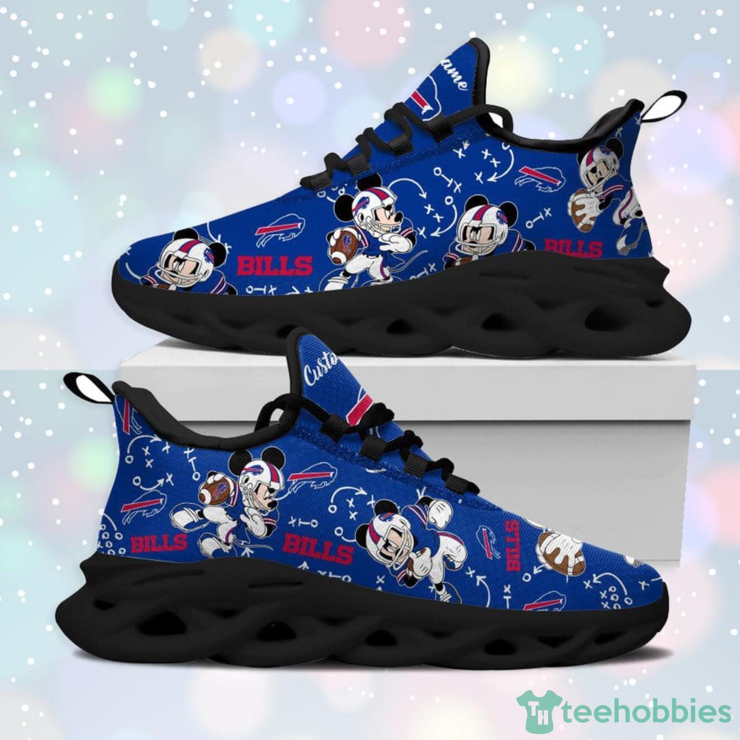 Buffalo Bills NFL Max Soul Shoes Custom Name Running Sneakers