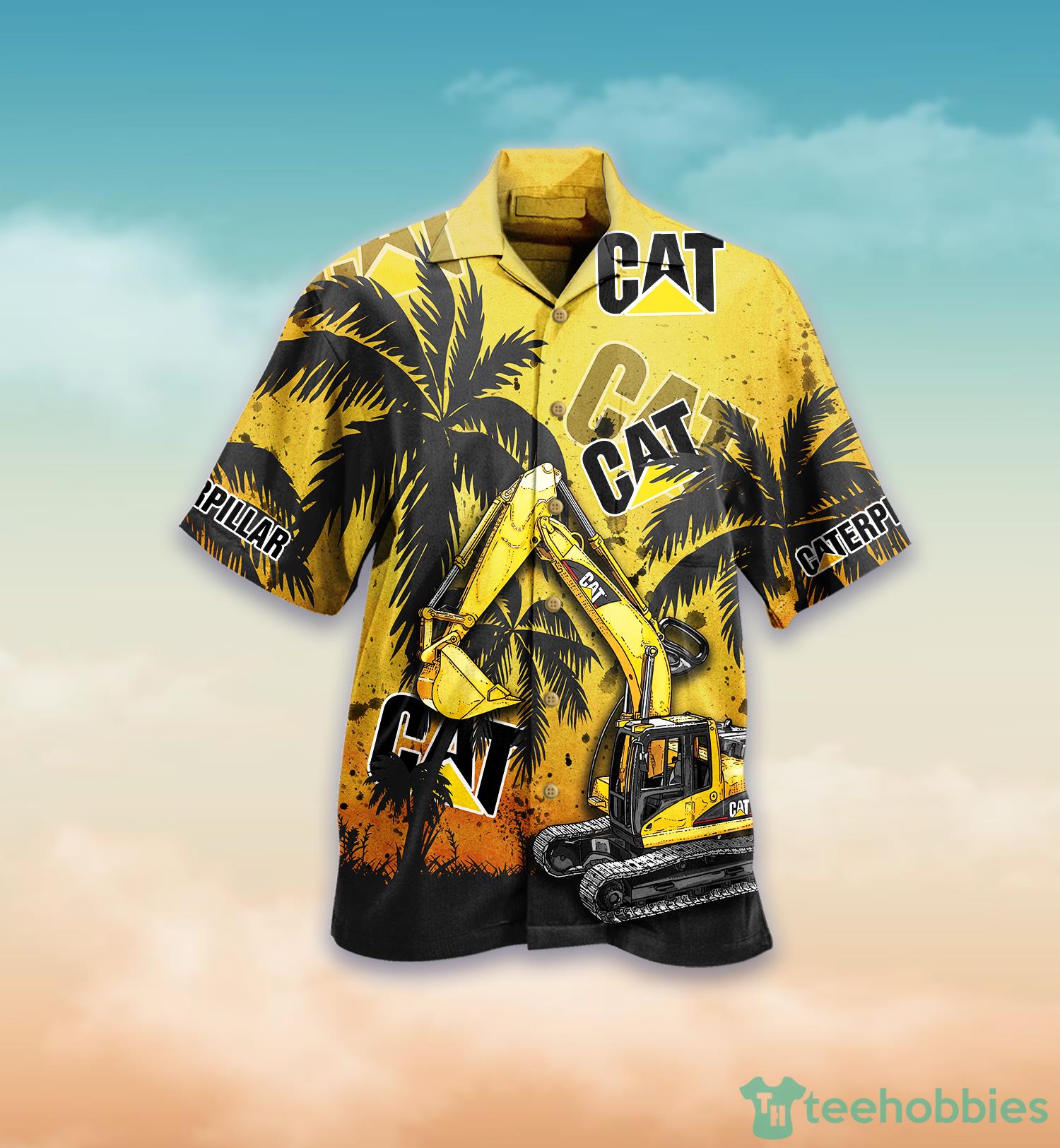 caterpillar hawaiian shirt