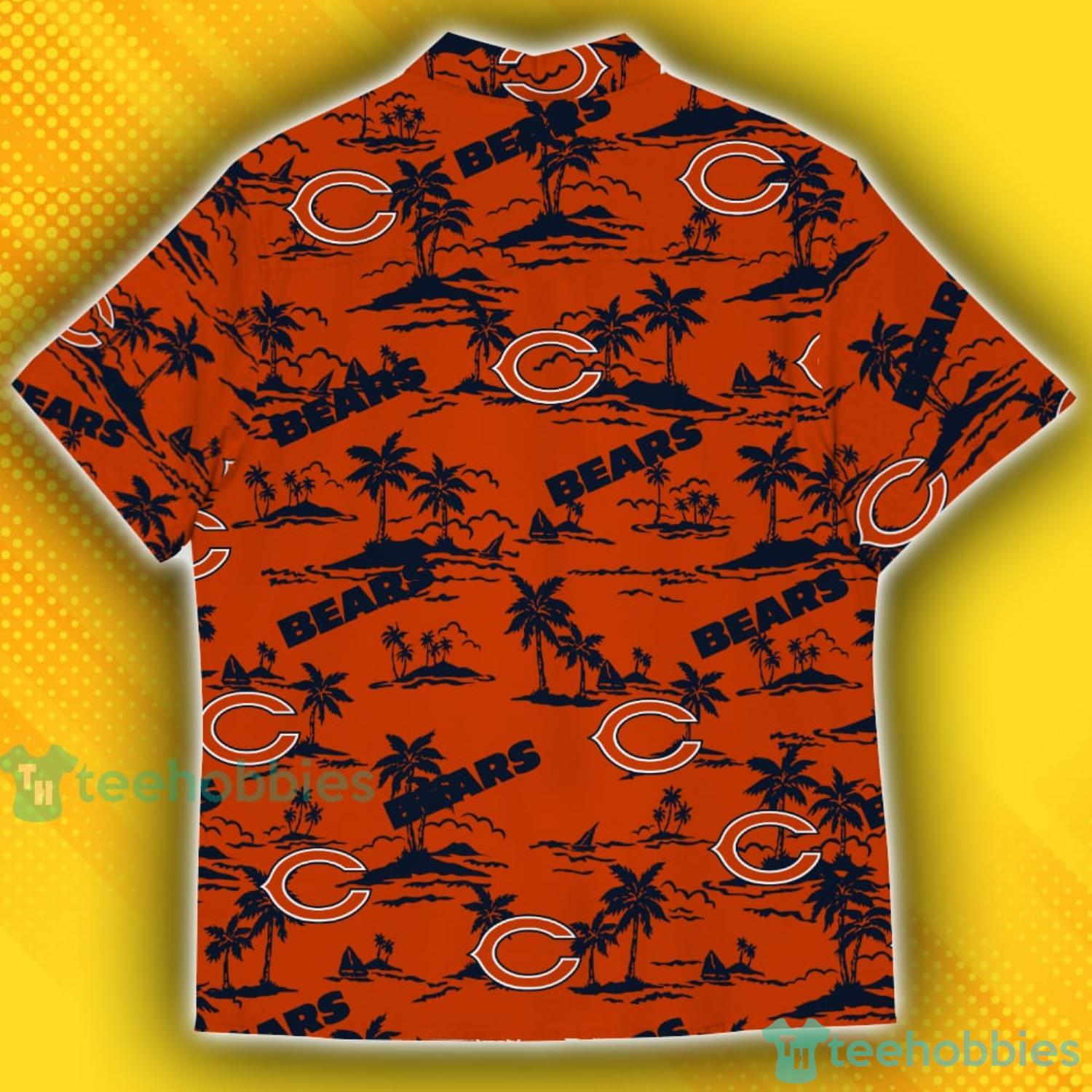 Chicago Bears Island Pattern Tree Hawaiian Shirt For Fans Product Photo 3 Chicago Bears Island Pattern Tree Hawaiian Shirt For Fans Product Photo 3