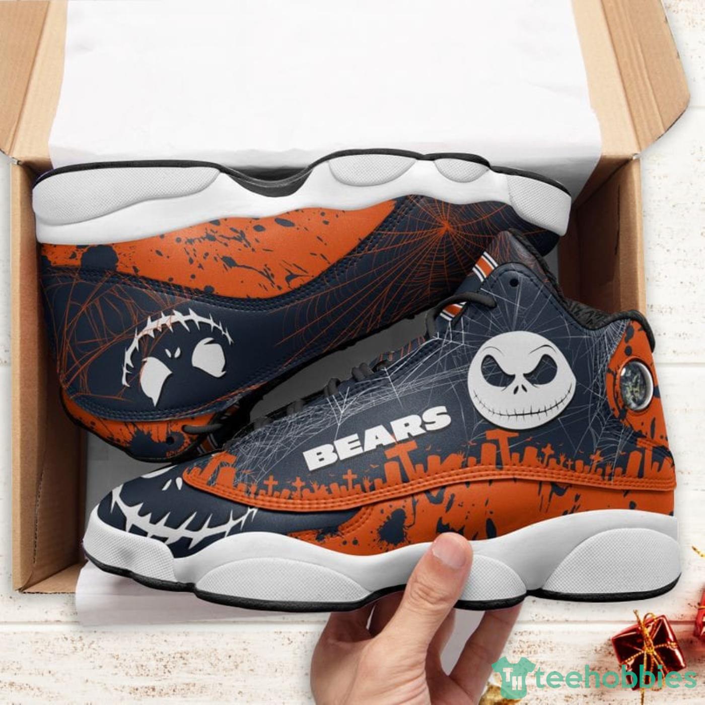 Chicago Bears NFL Custom Name And Number Air Jordan 13 Shoes