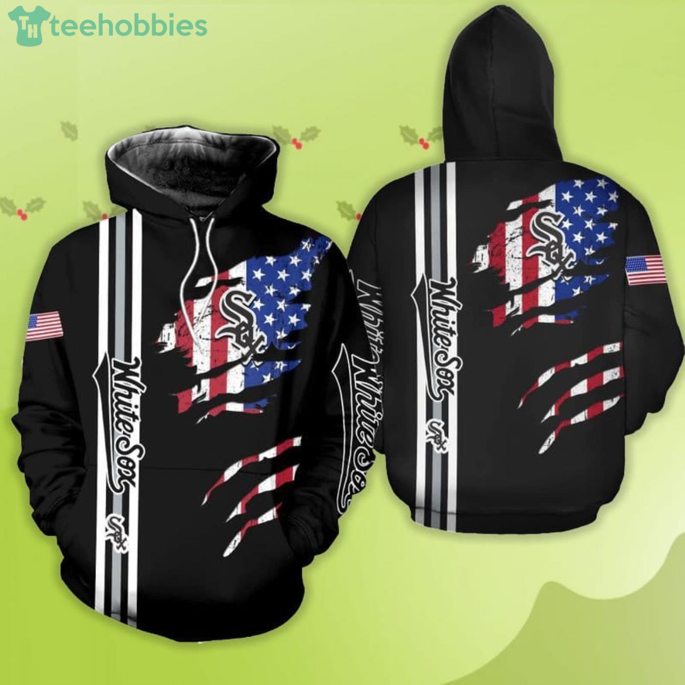 Chicago White Sox American Flag All Over Printed 3D Shirts