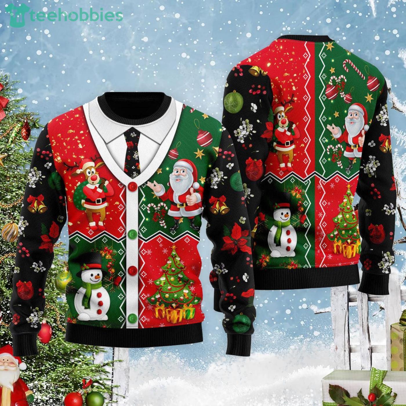 Cardigan shop christmas sweater