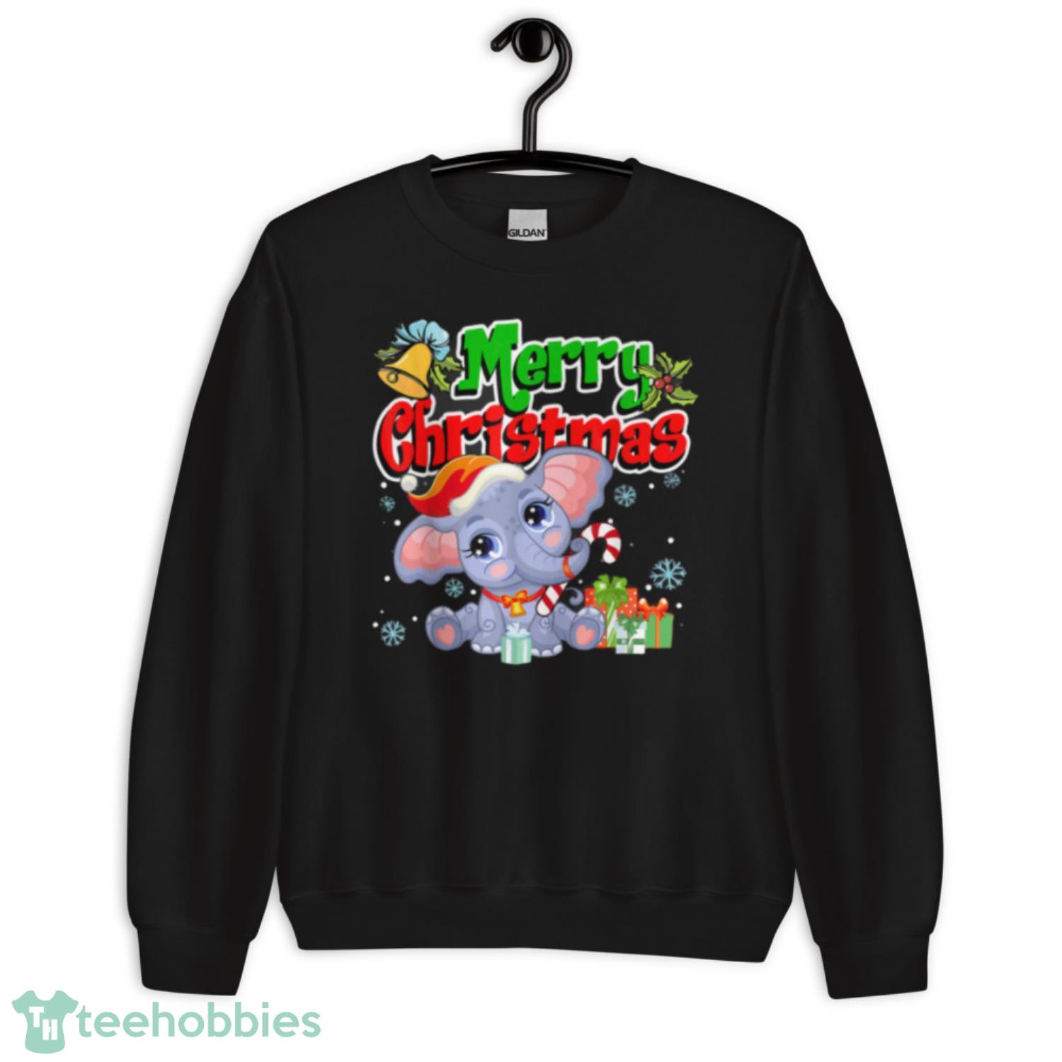 Christmas Elephant Sweet Christmas Animals Shirt - Unisex Crewneck Sweatshirt Christmas Elephant Sweet Christmas Animals Shirt - Unisex Crewneck Sweatshirt