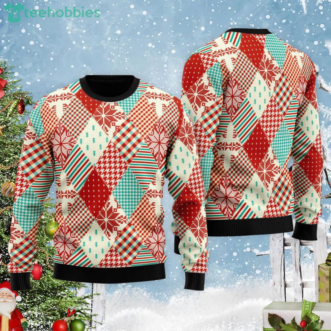Christmas Patchwork Fabric Seamless 