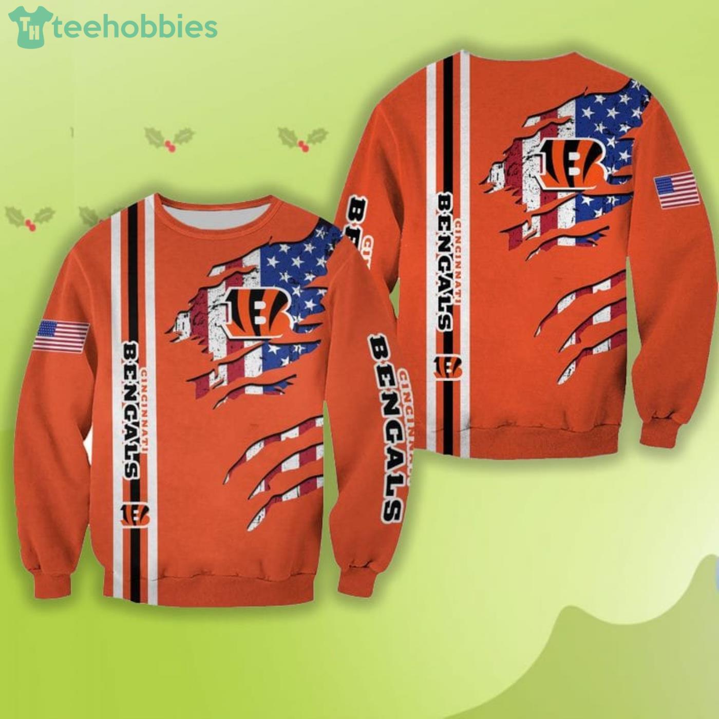 Cincinnati Bengals Snoopy All Over Printed 3D T-Shirt Hoodie Sweatshirt  Bomber For Sport Fans