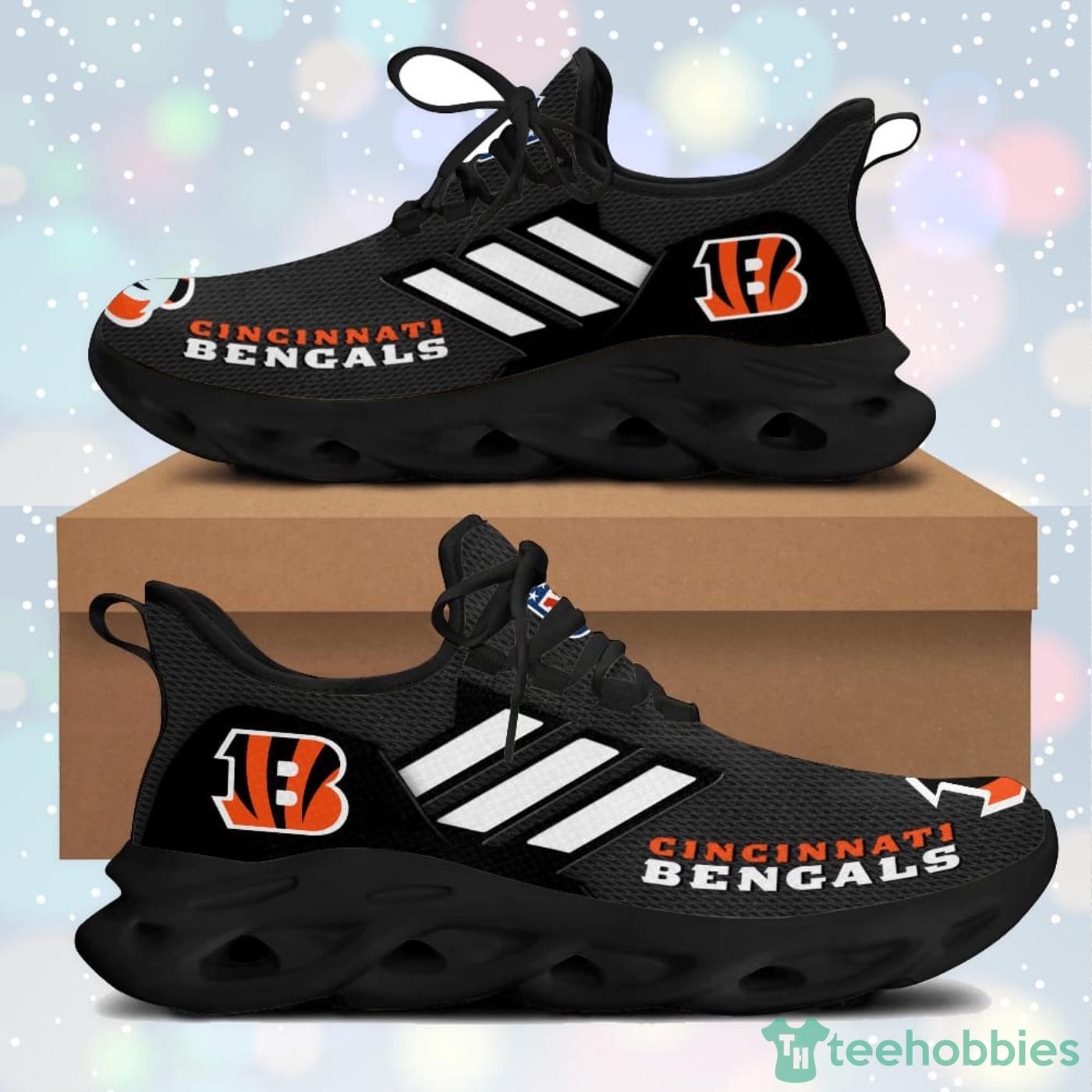 Cincinnati Bengals NFL Max Soul Sneakers Sport Shoes - Freedomdesign