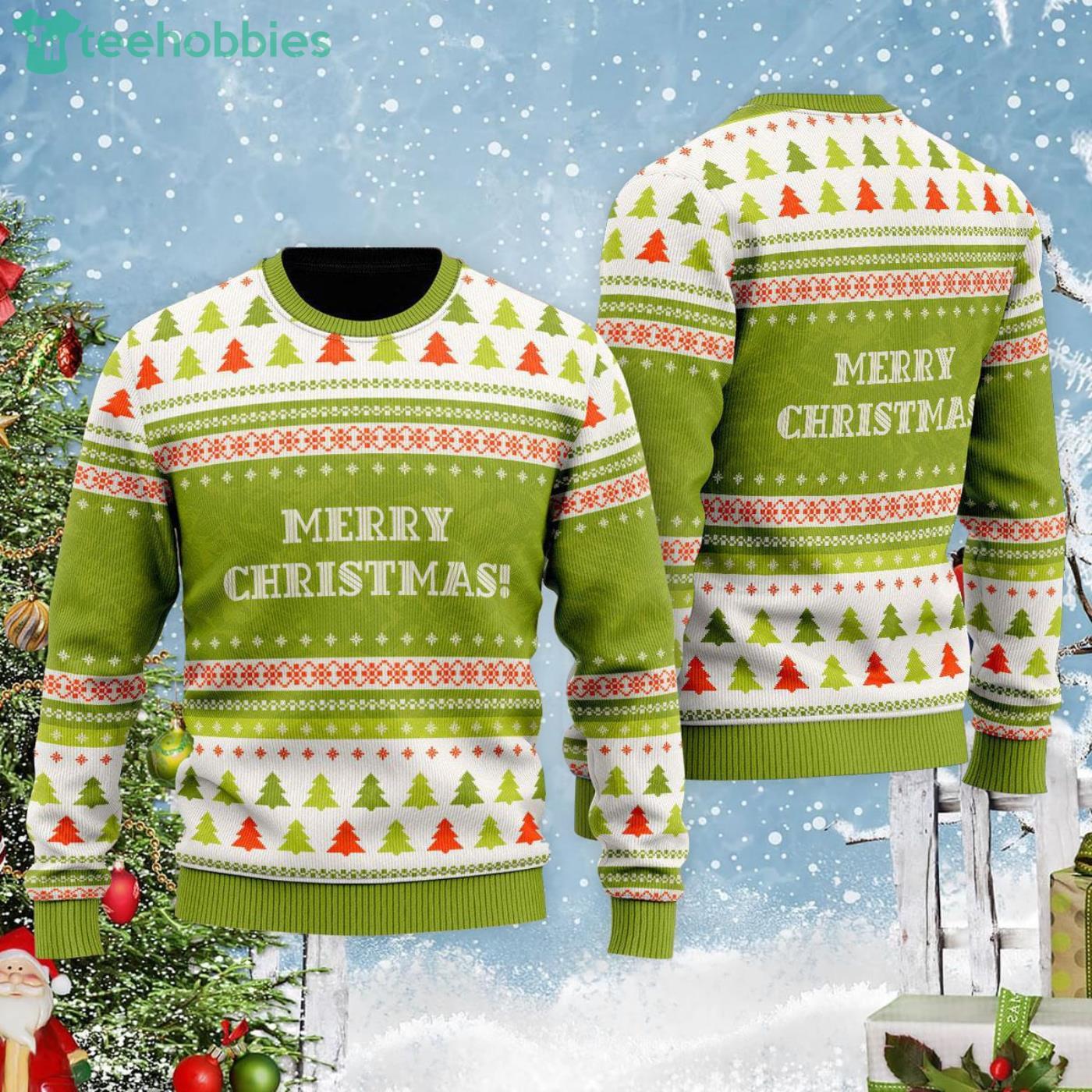 Buffalo Bills Fans Pattern Green Knitted Christmas Sweater - Freedomdesign