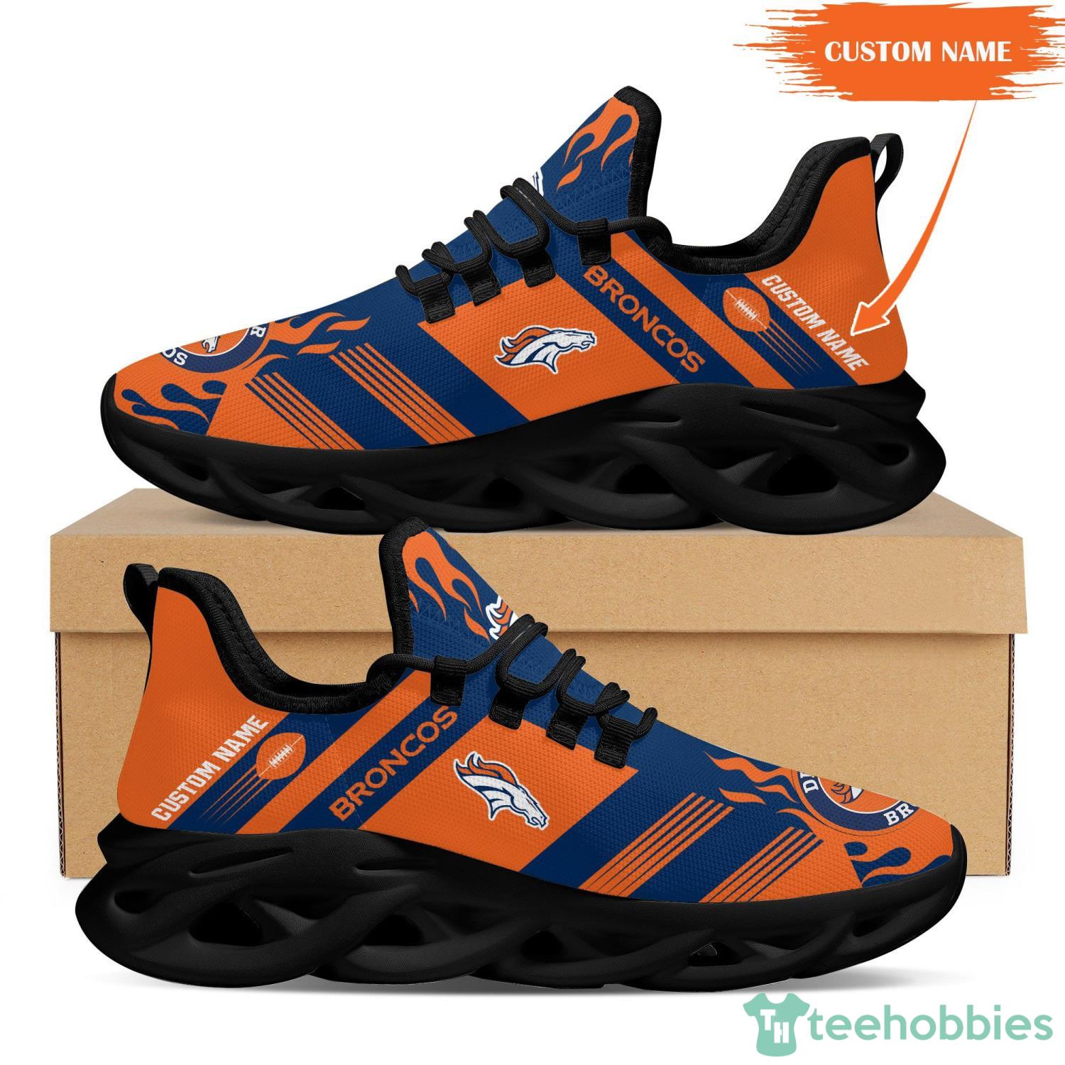Custom Name Denver Broncos Max Soul Sneaker Shoes For Fans image Custom Name Denver Broncos Max Soul Sneaker Shoes For Fans Product Photo 5