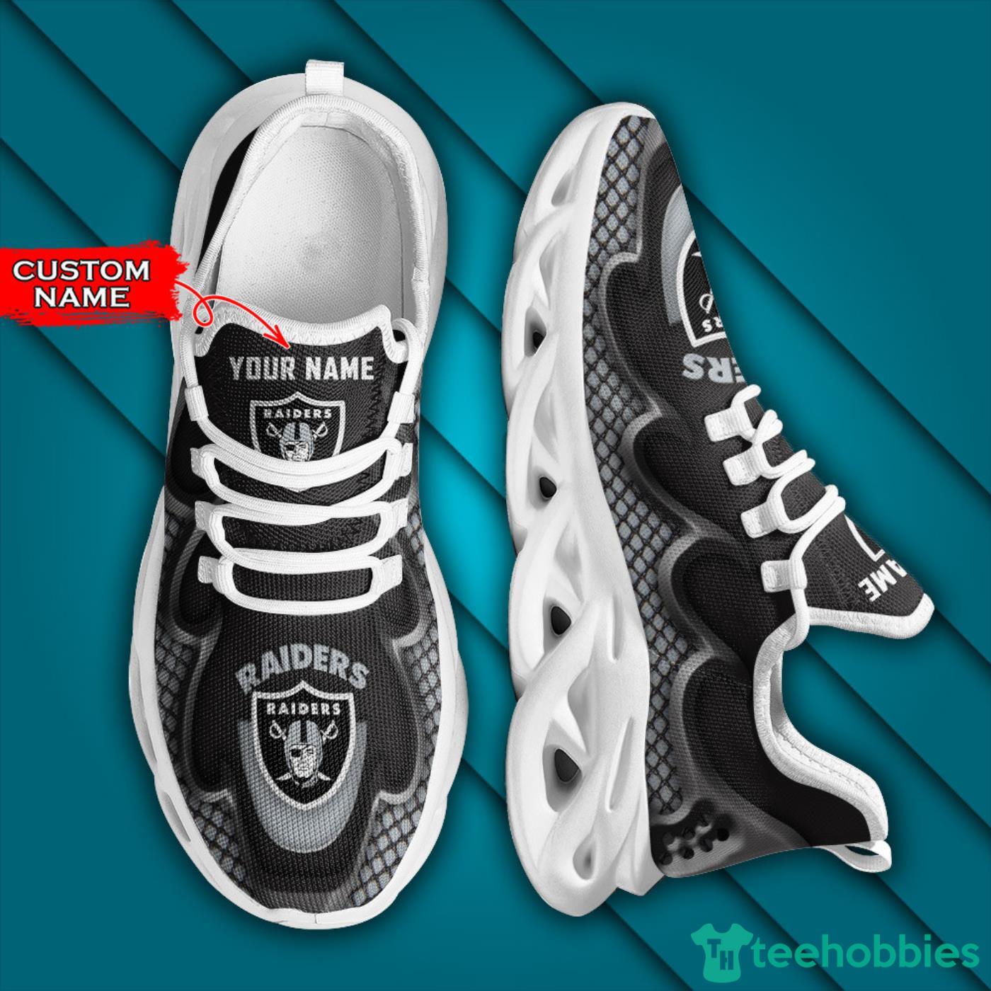 NFL Las Vegas Raiders Camo Black Max Soul Sneakers Sport Shoes - T-shirts  Low Price