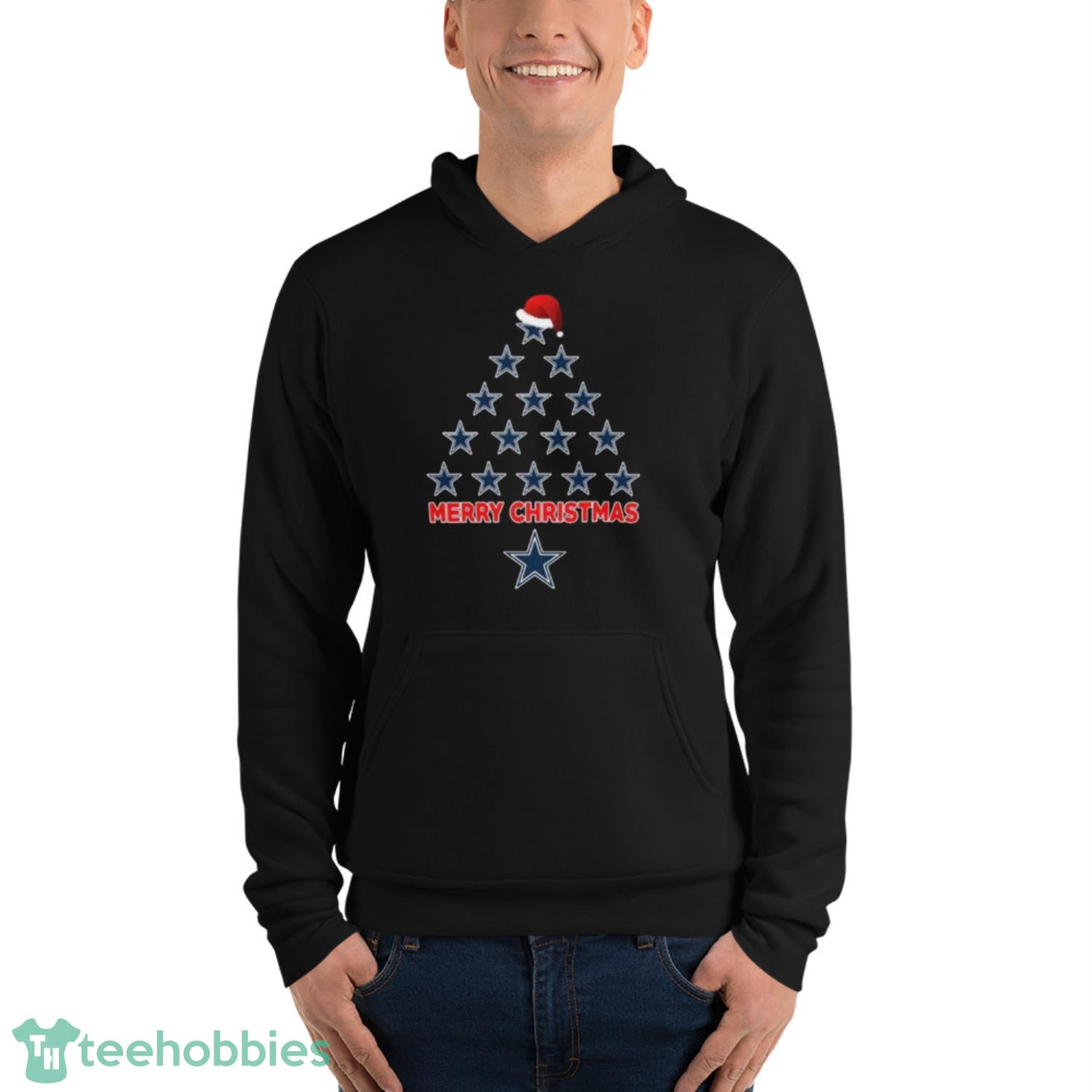 Dallas Cowboys Christmas Jumper Graphic Crew Sweatshirt - Mens