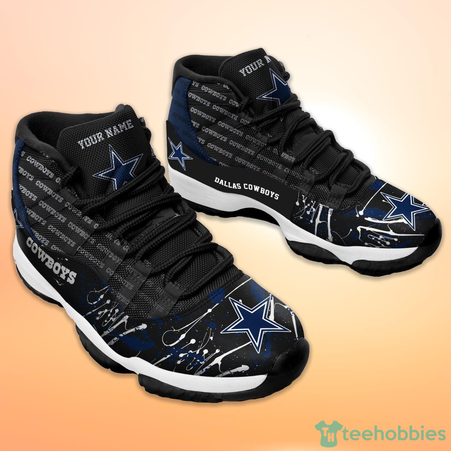 Dallas Cowboys Personalized Air Jordan Shoes V41 - Tana Elegant