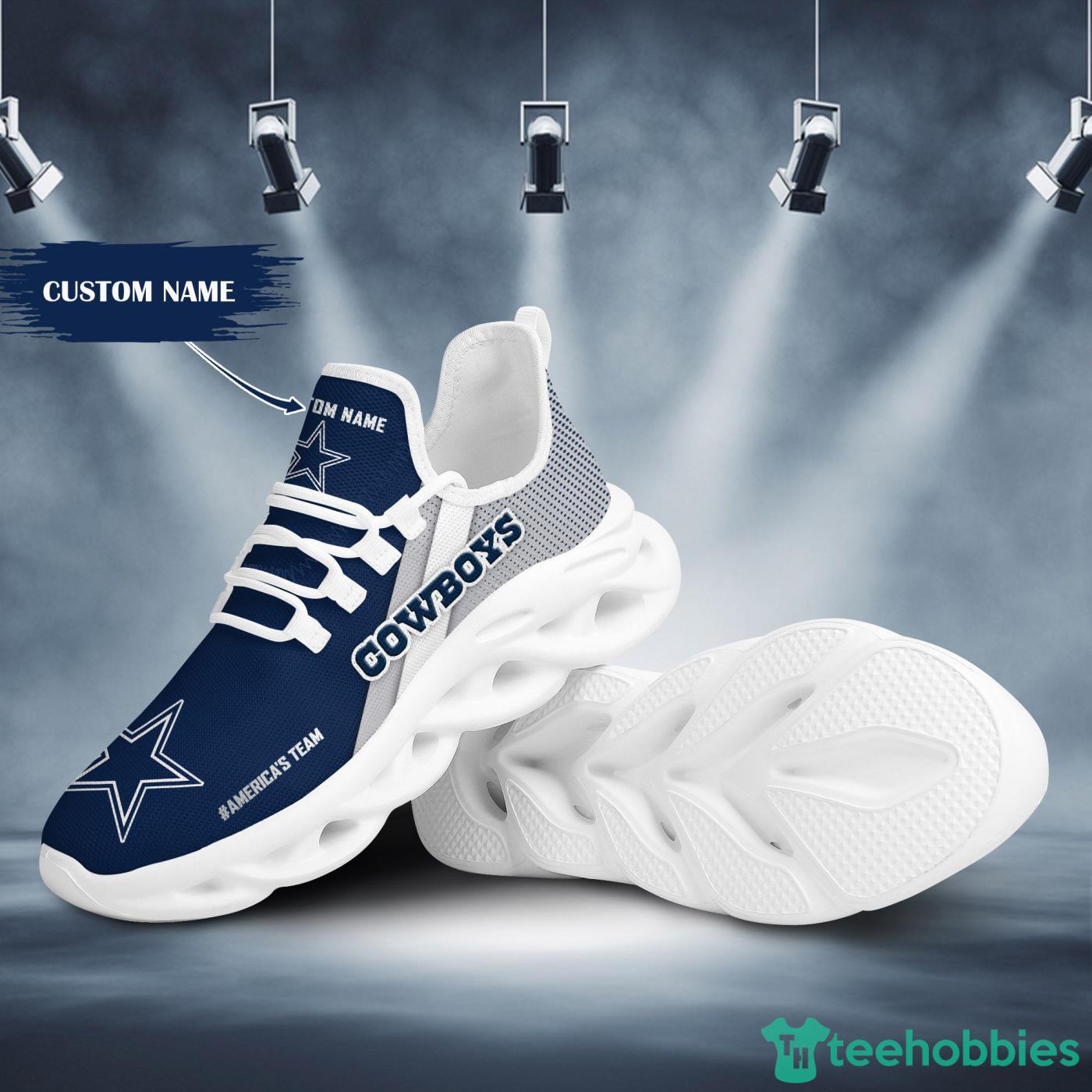 Dallas Cowboys NFL Unique Sneaker Max Soul Shoes - Freedomdesign