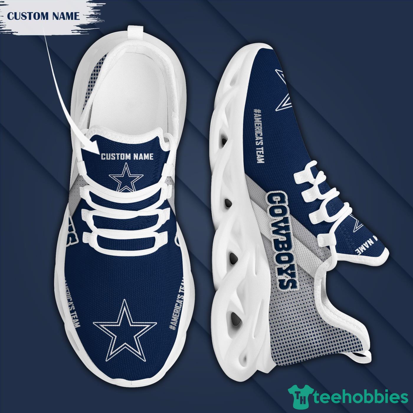 NFL Dallas Cowboys Teams Football Running Walking Shoes Reze Sneakers
