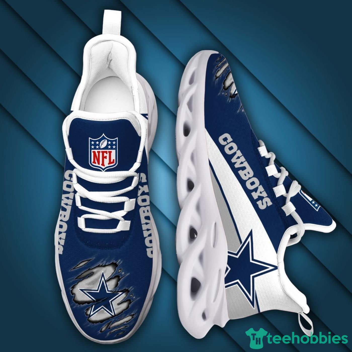 Dallas Cowboys Yezy Running Sneakers SPD97 - Inspire Uplift