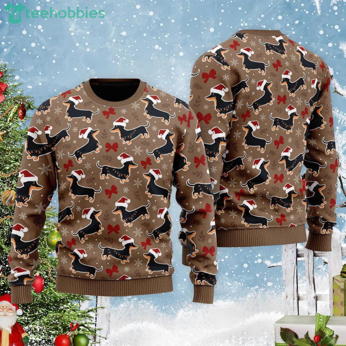 Dachshund christmas store sweater for dog