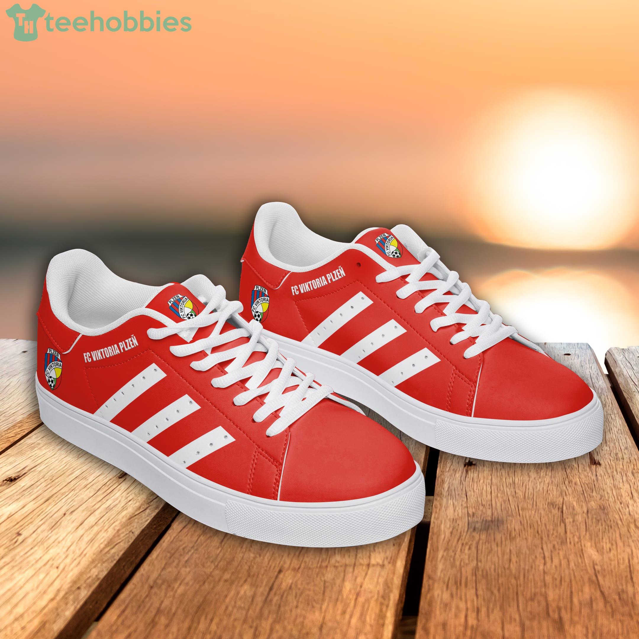 Fc Viktoria Plzen Red Stan Smith Low Top Skate Shoes Product Photo 3 Fc Viktoria Plzen Red Stan Smith Low Top Skate Shoes Product Photo 3