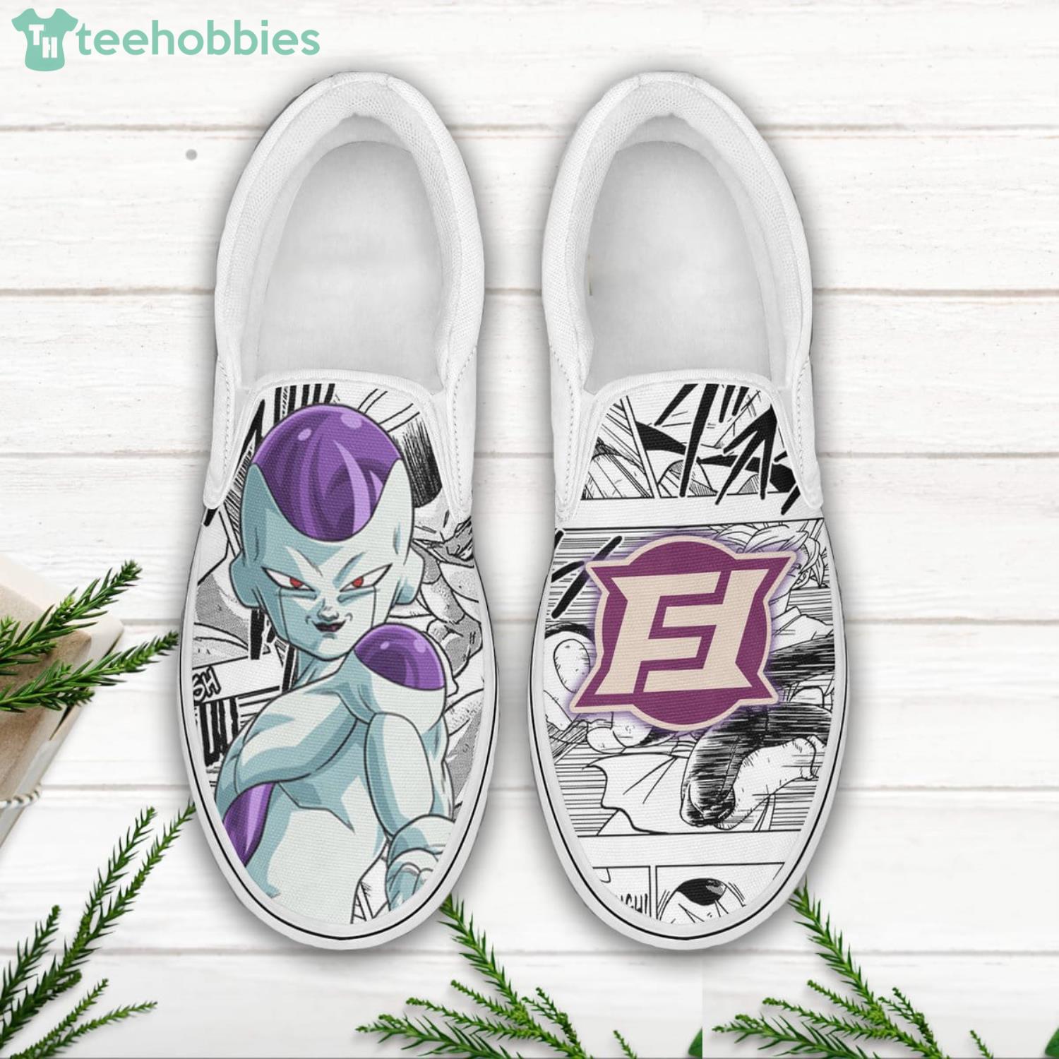 Shoes Custom Dragon Ball Anime Slip On Shoes