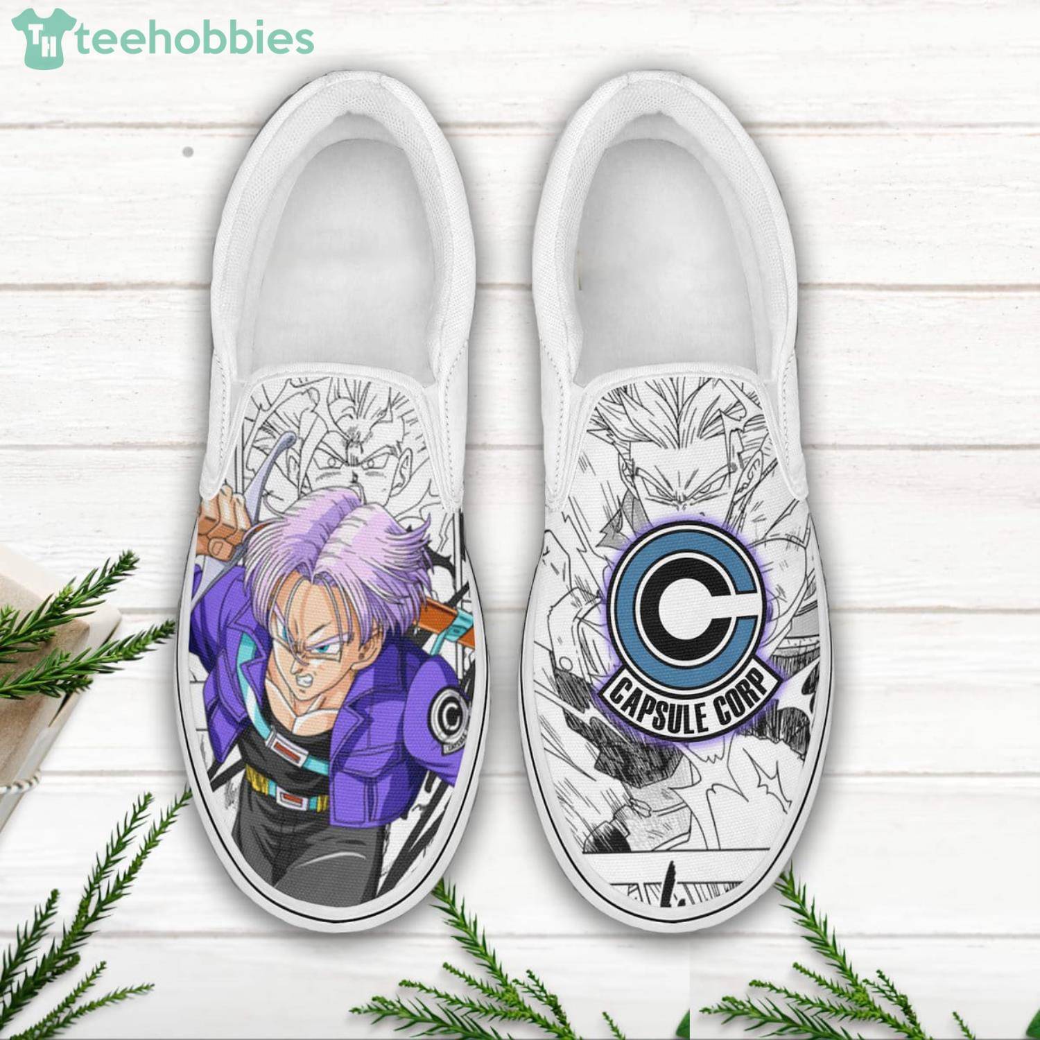 Future Trunks Shoes Custom Dragon Ball Anime Slip On Shoes image Future Trunks Shoes Custom Dragon Ball Anime Slip On Shoes Product Photo 3