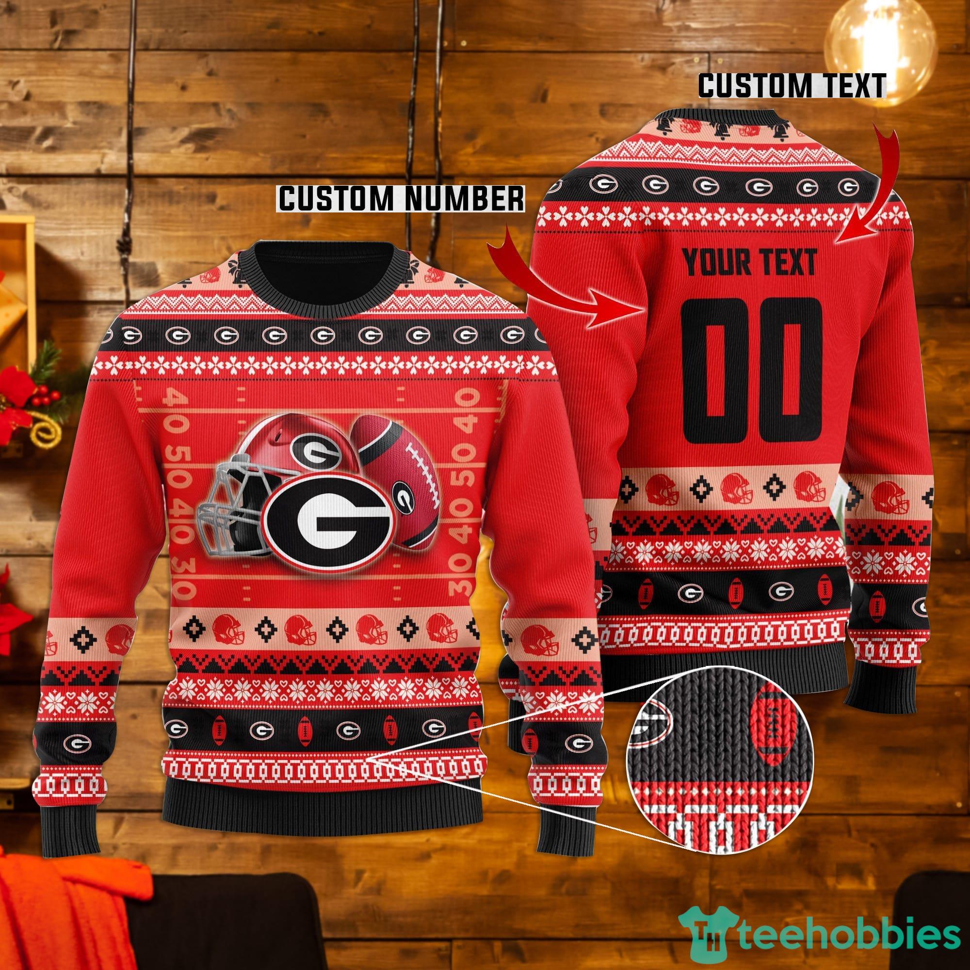 NFL Georgia Bulldogs Football Ugly Christmas Sweater