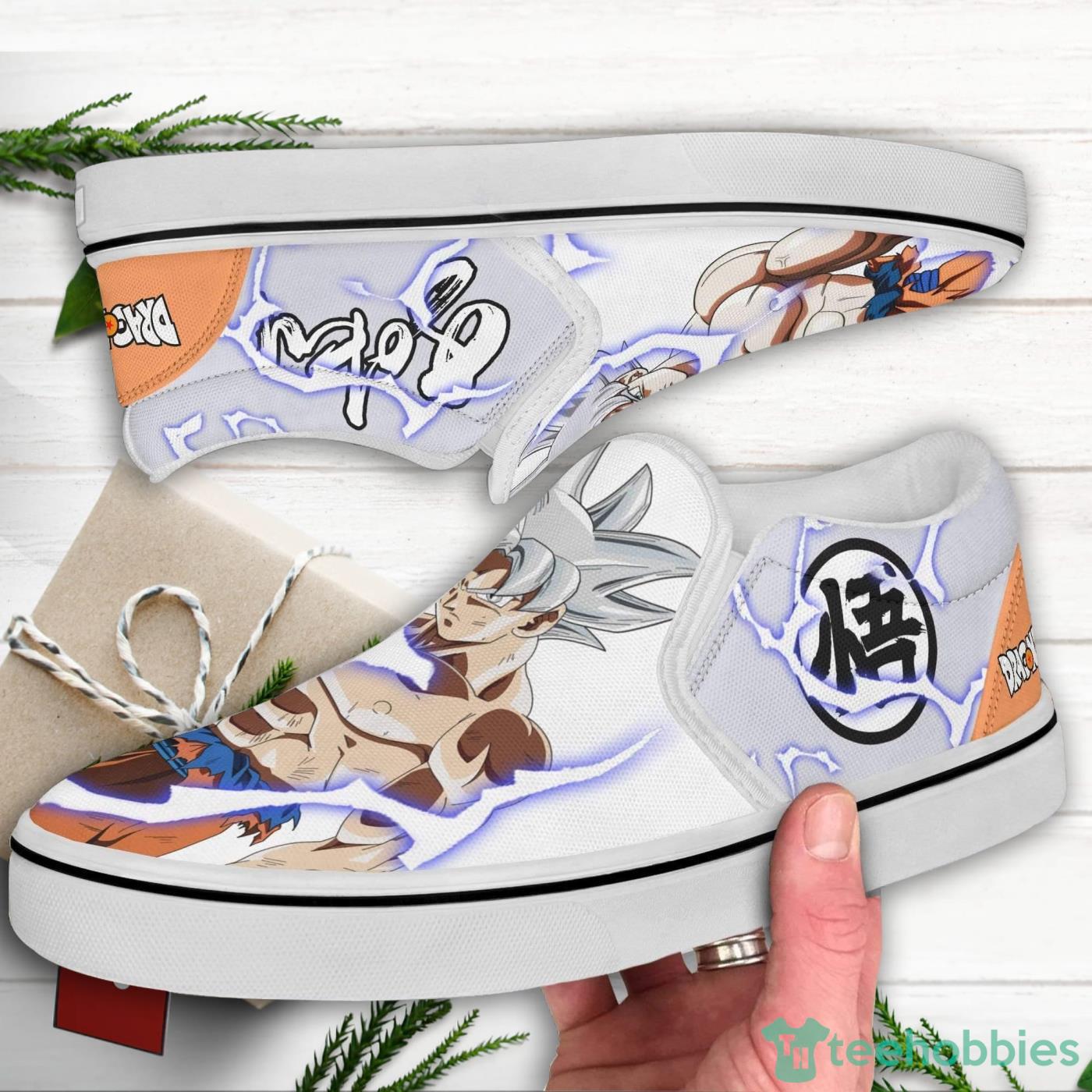 Goku Shoes Dragon Ball Z Shoes Anime Sneakers Custom Ultra Instinct Slip On  Shoes