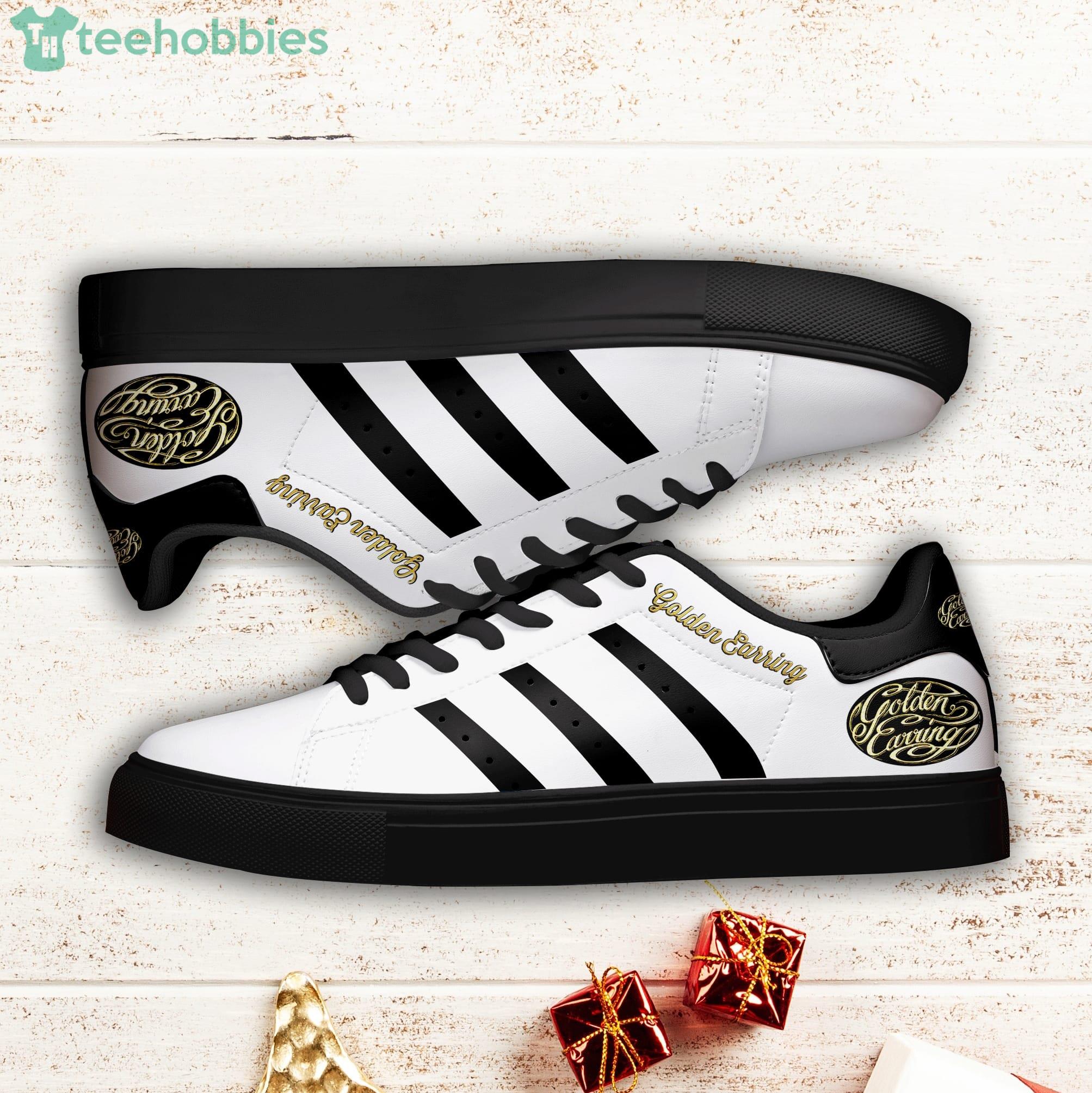 Golden Earring White Stan Smith Low Top Skate Shoes image Golden Earring White Stan Smith Low Top Skate Shoes Product Photo 2