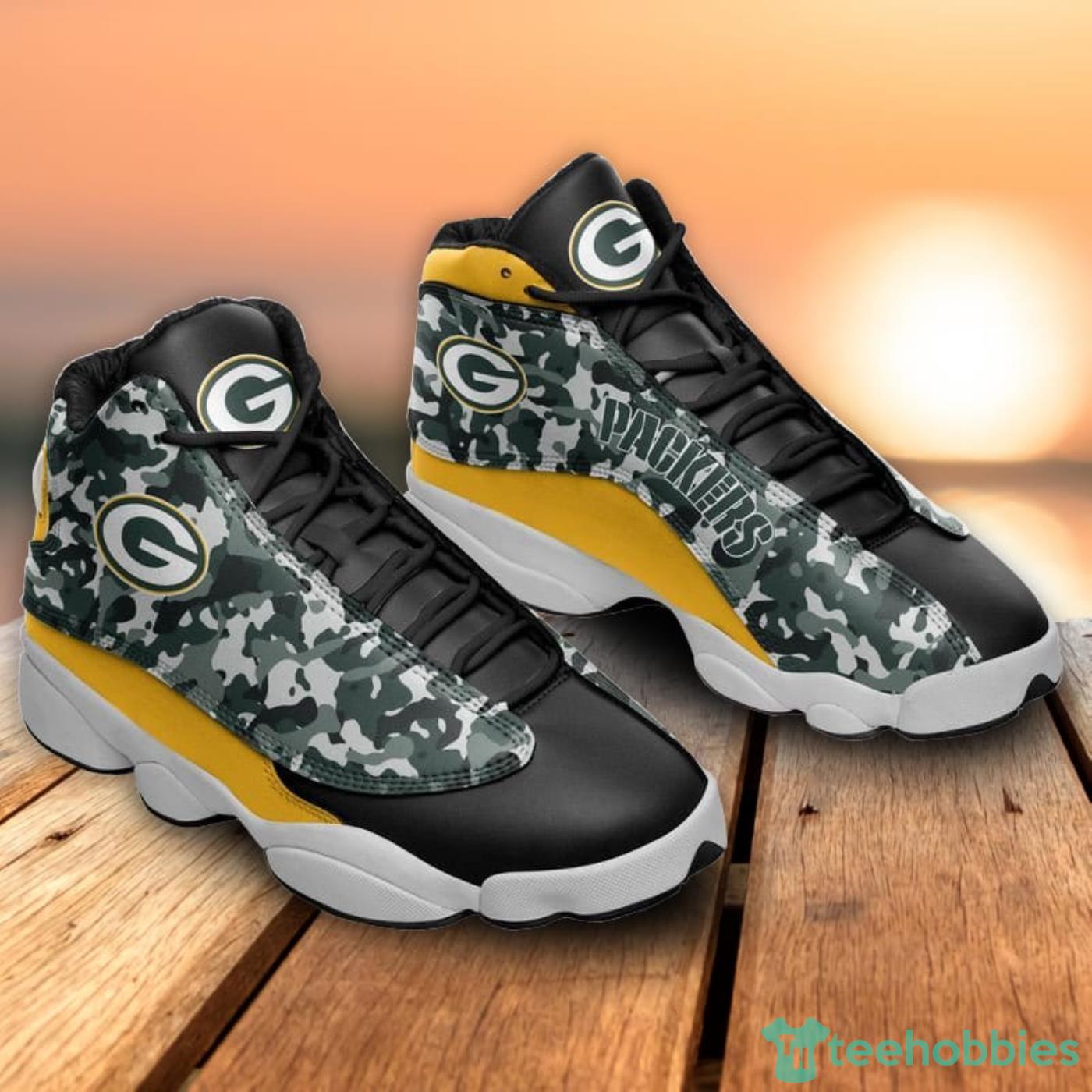 Pittsburgh Steelers Camo Pattern Air Jordan 13 Shoes For Fans