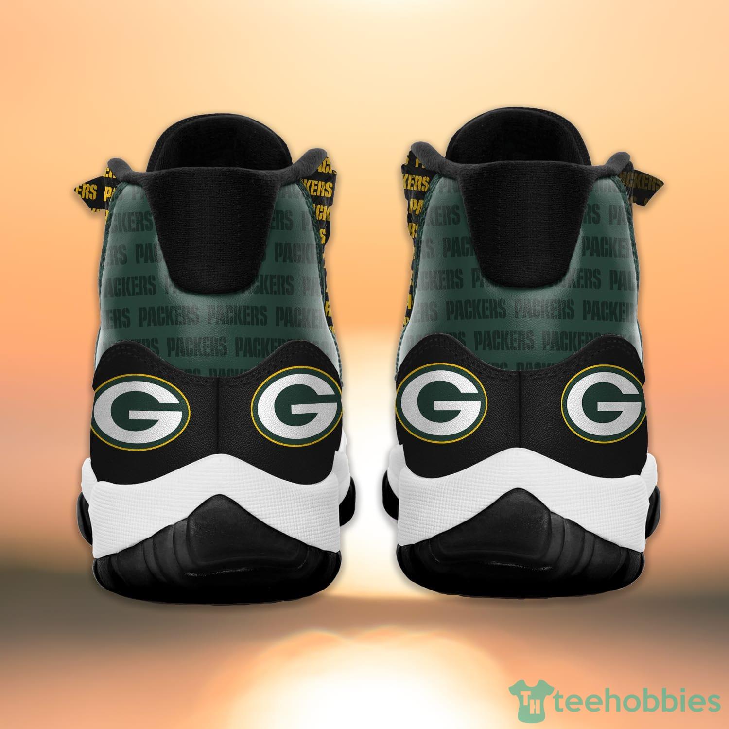 Green Bay Packers Custom Air Jordan 11 Sneakers - Inktee Store