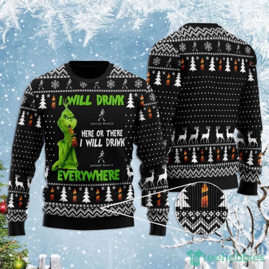 Winnipeg Jets Grinch & Scooby-doo Christmas Ugly Sweater - Jomagift